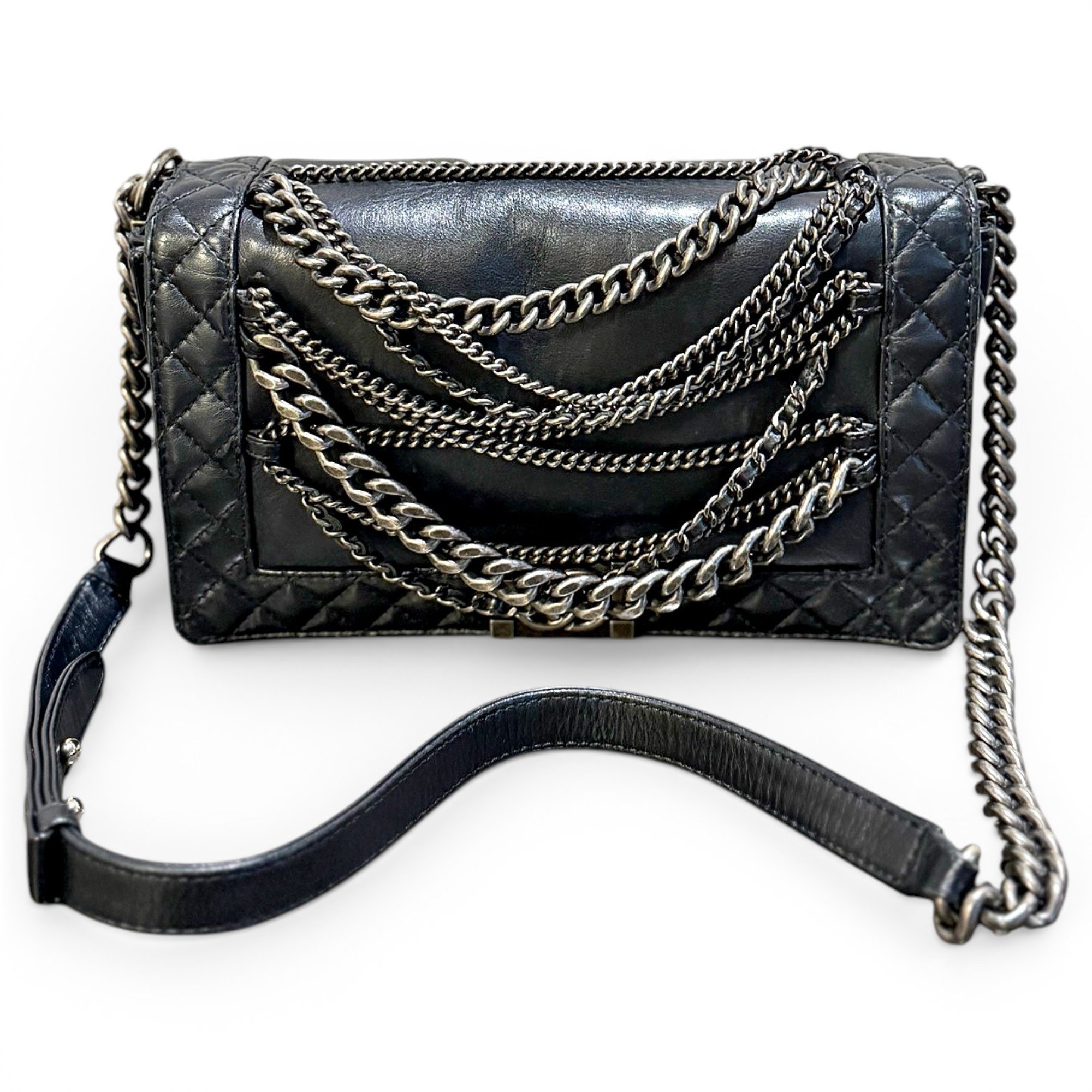 Boy leather handbag