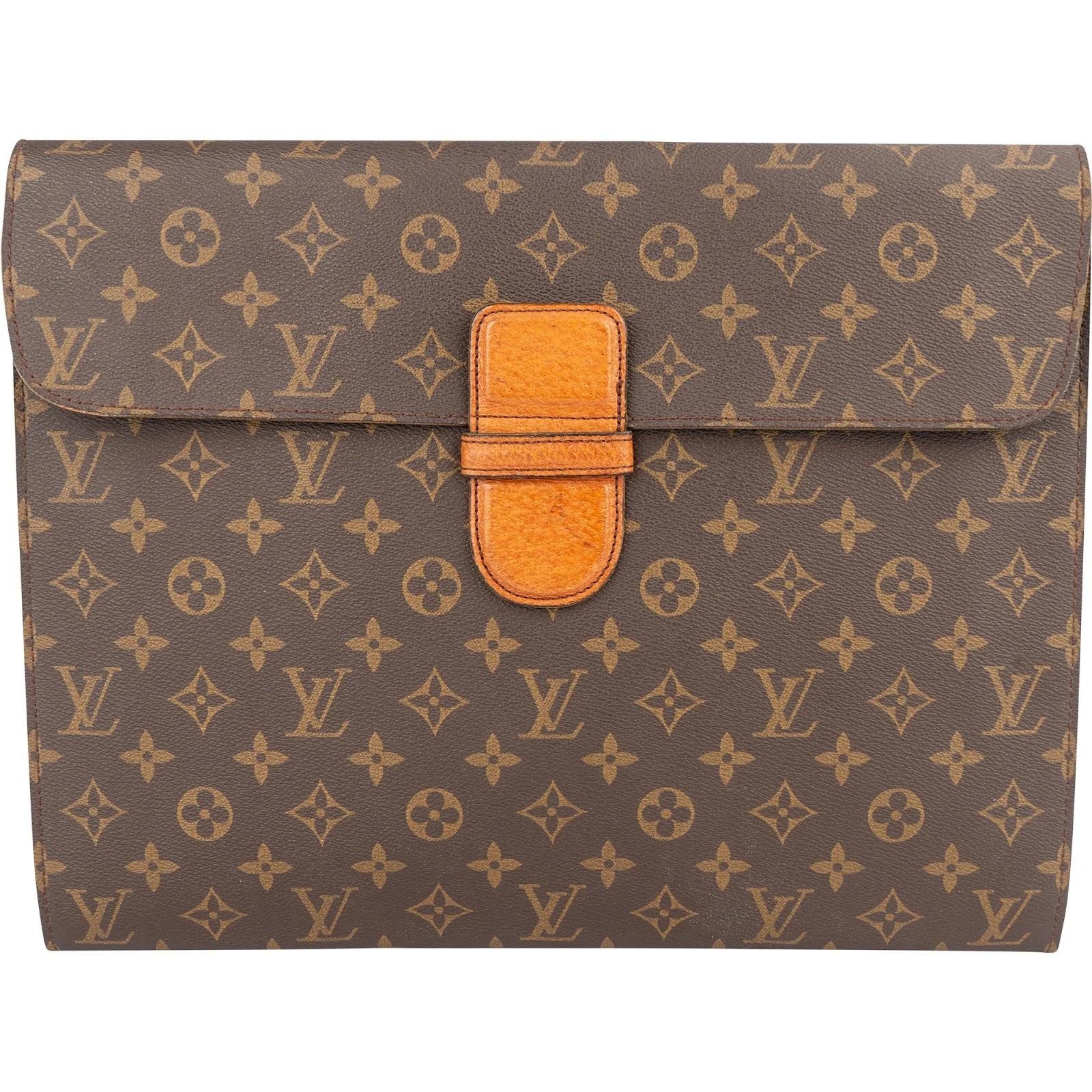 Porte Documents Voyage leather handbag
