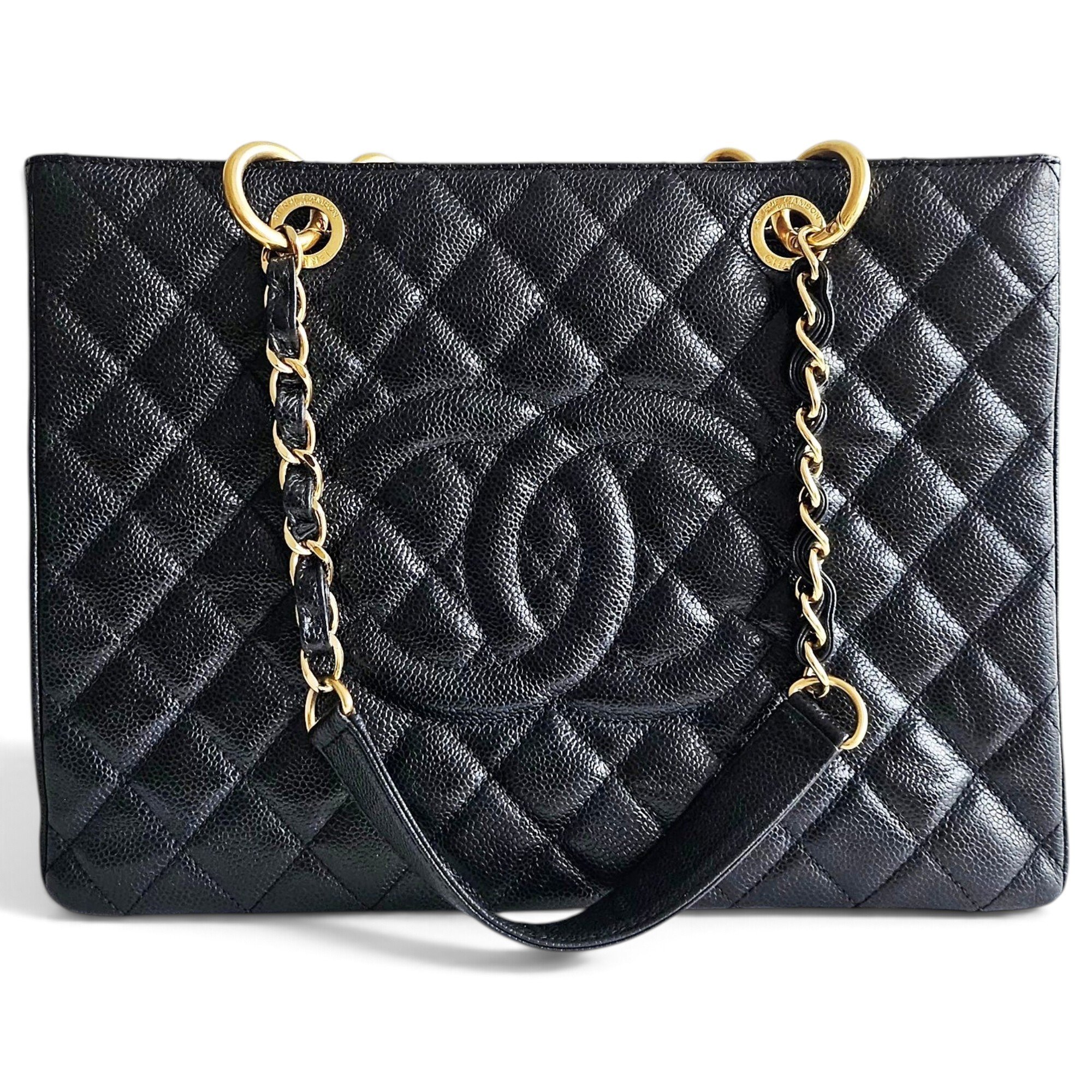 Grand shopping leather tote
