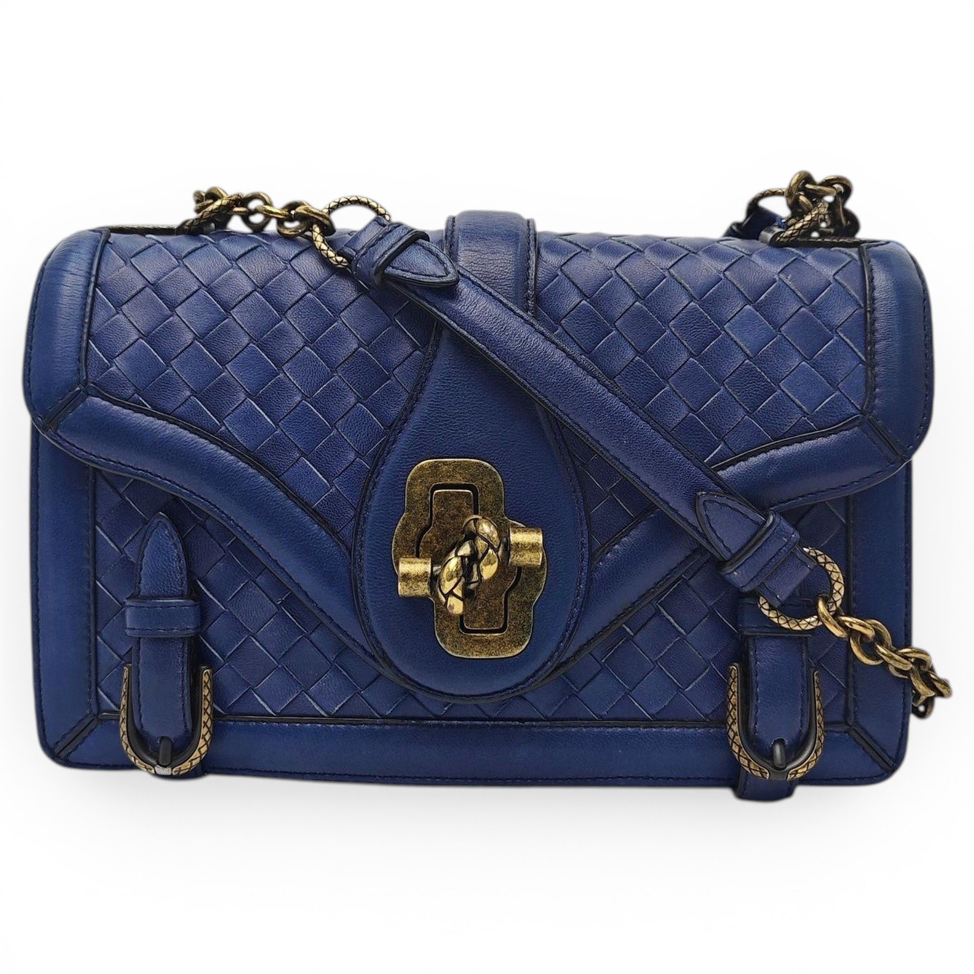 City Knot leather handbag