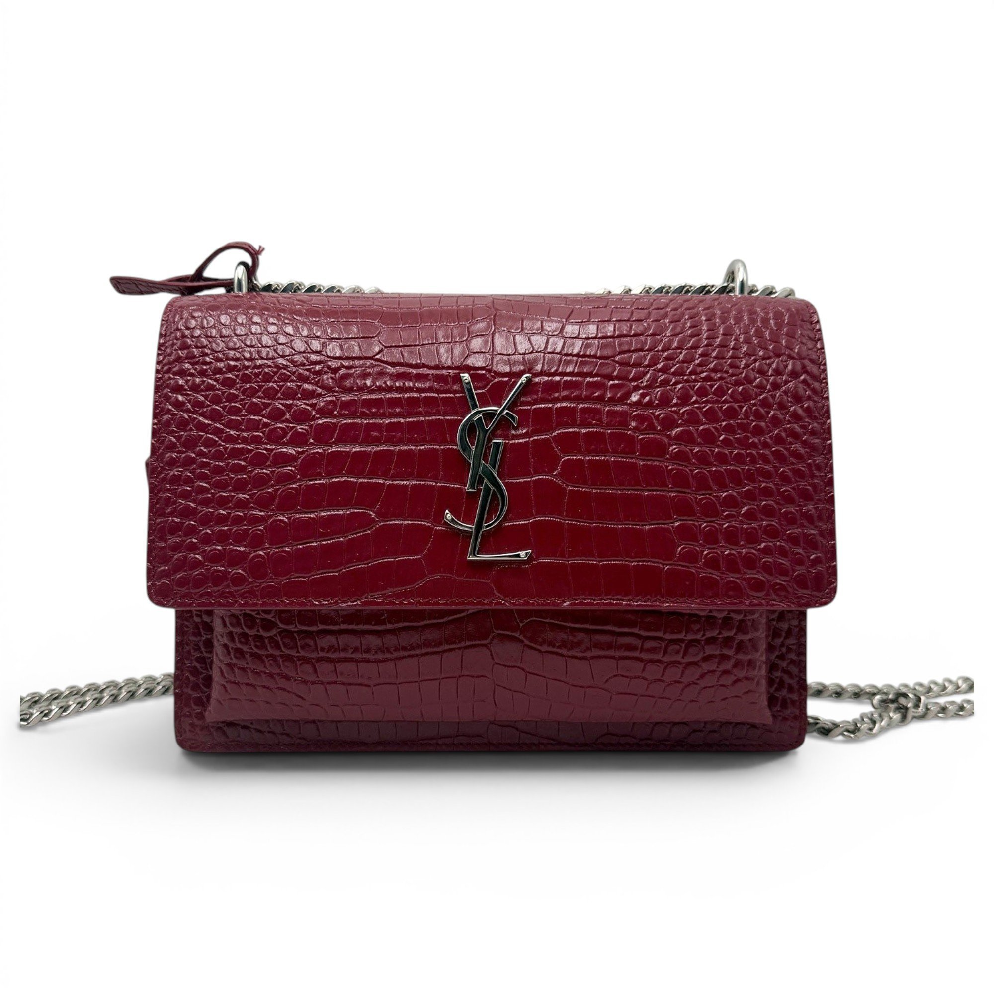 Sunset leather crossbody bag