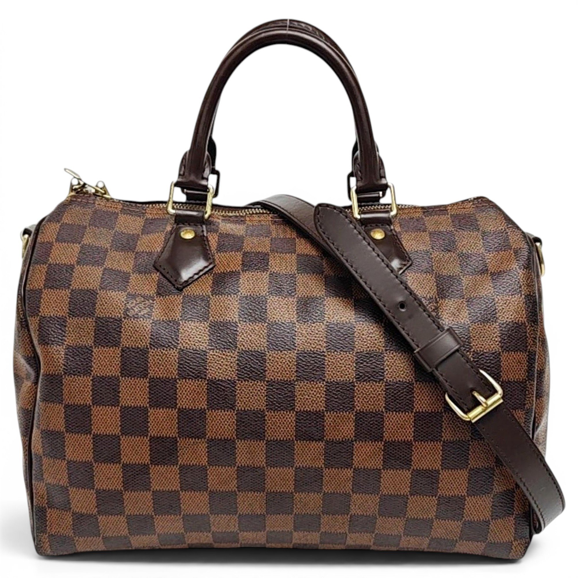 Nano Speedy / Mini HL leather handbag
