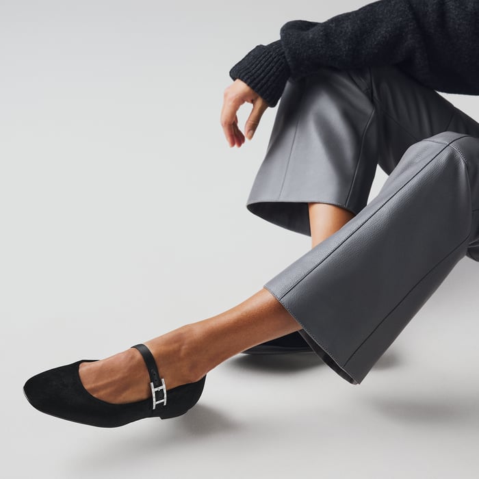 Noir Jane Ballet Flat