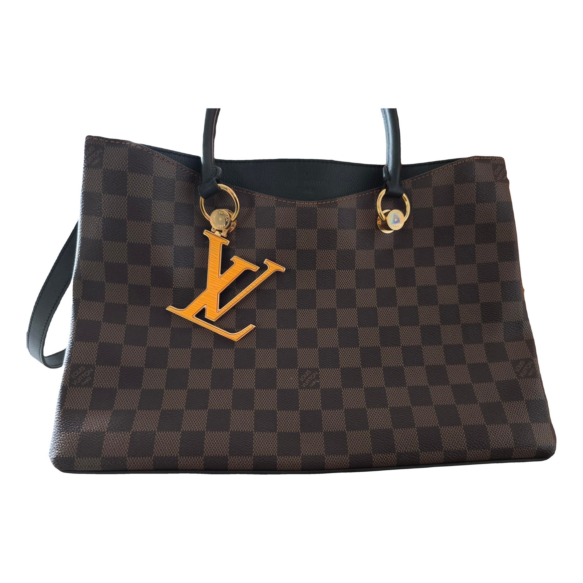 LV Riverside pony-style calfskin handbag