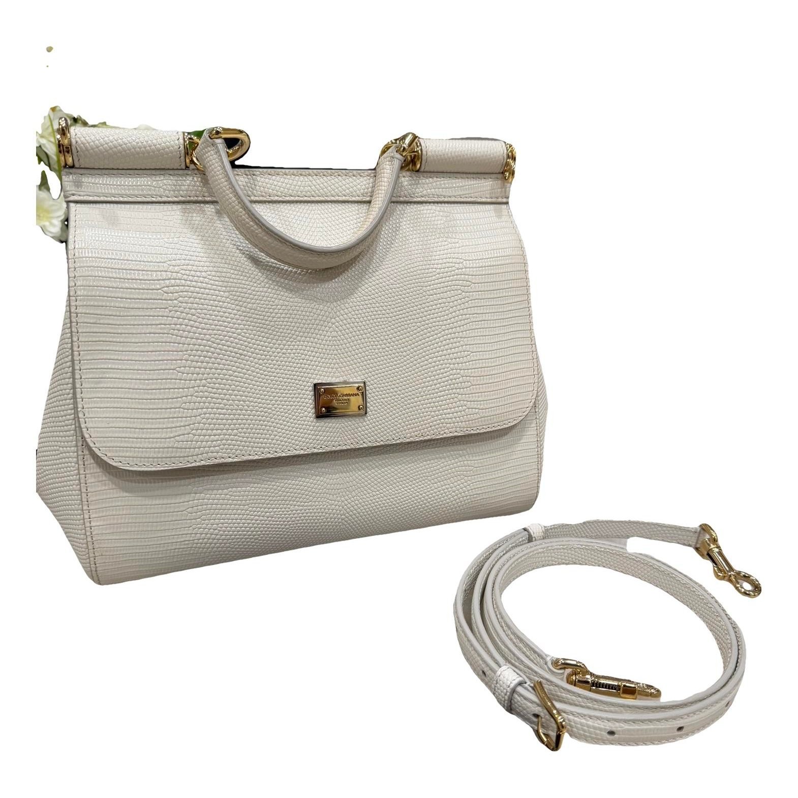 Dolce & Gabbana Sicily leather handbag
