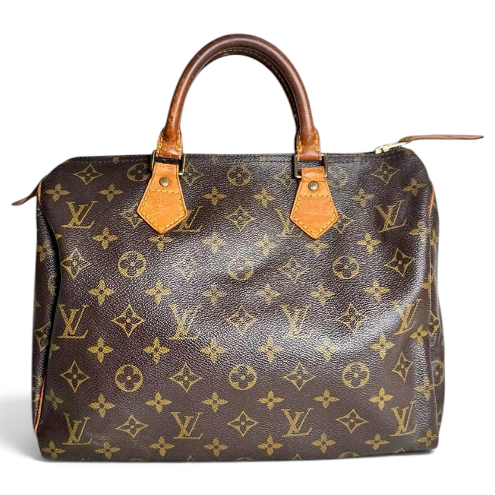 Speedy leather bowling bag