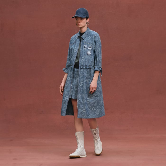 Bleu Denim "Candy Libris" Coat
