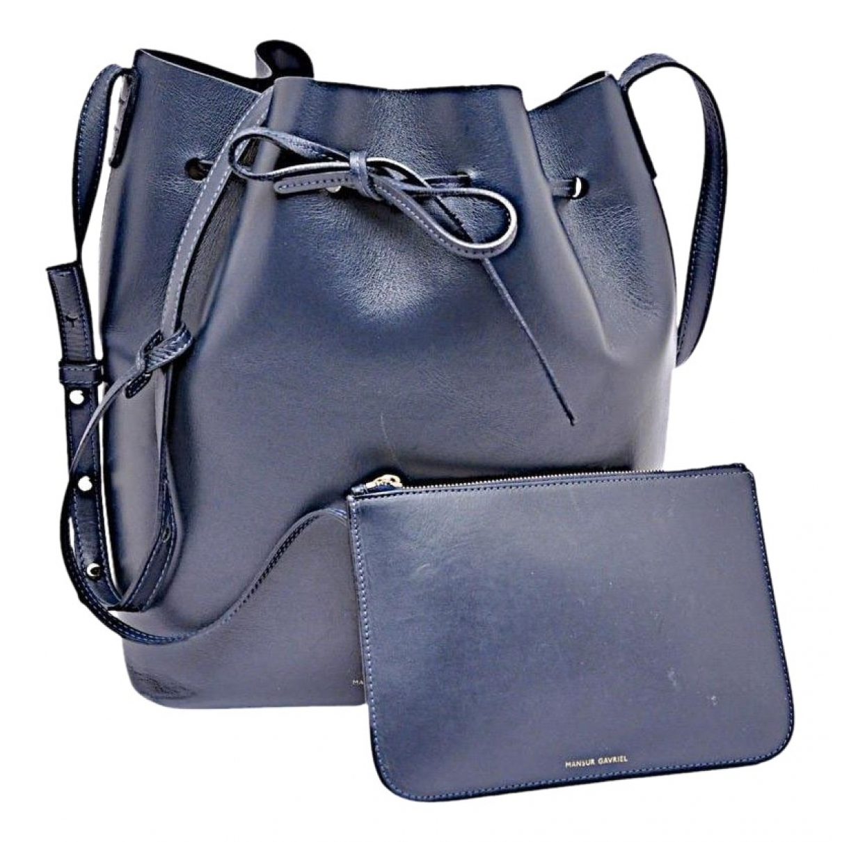 Mansur Gavriel Bucket leather satchel