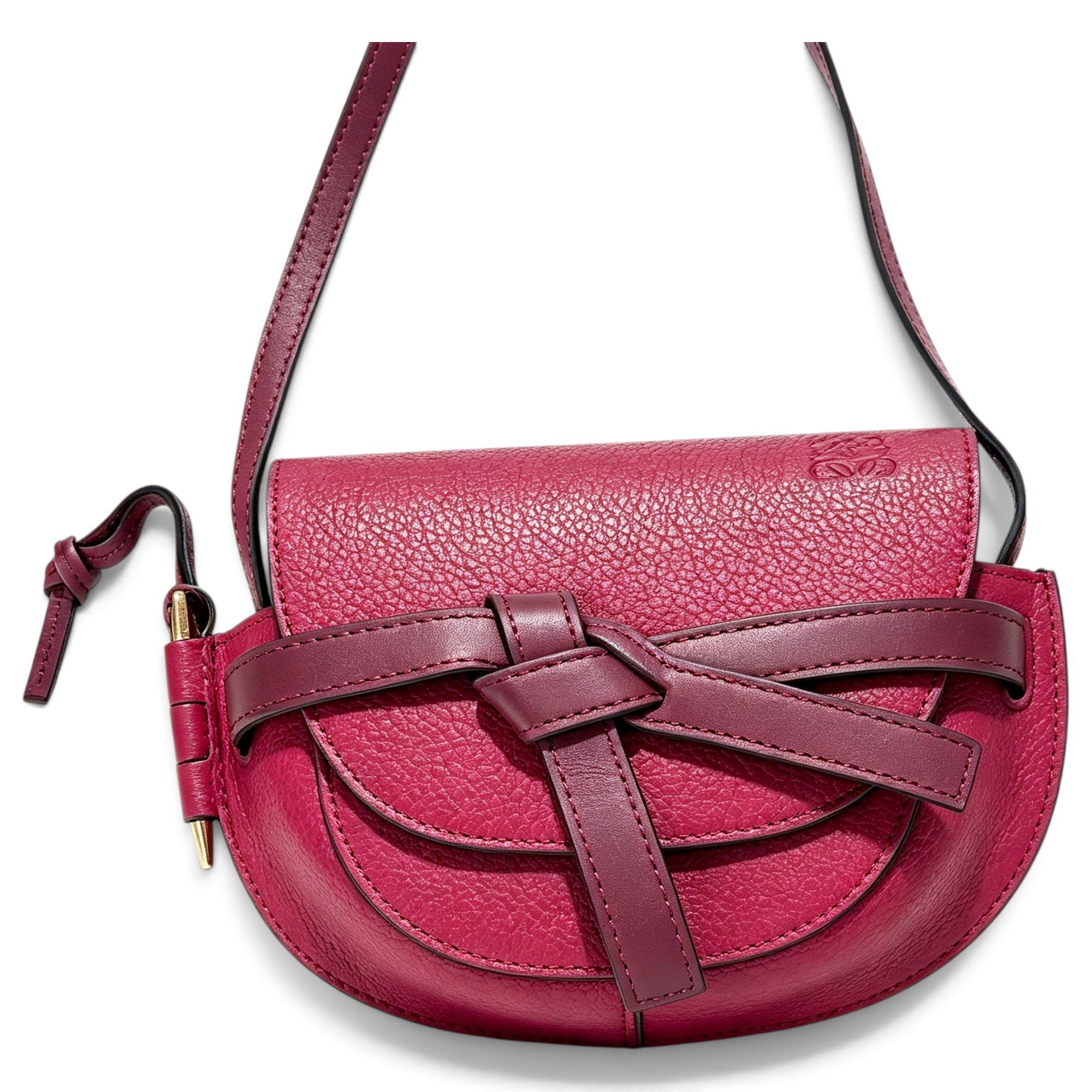 Gate leather crossbody bag