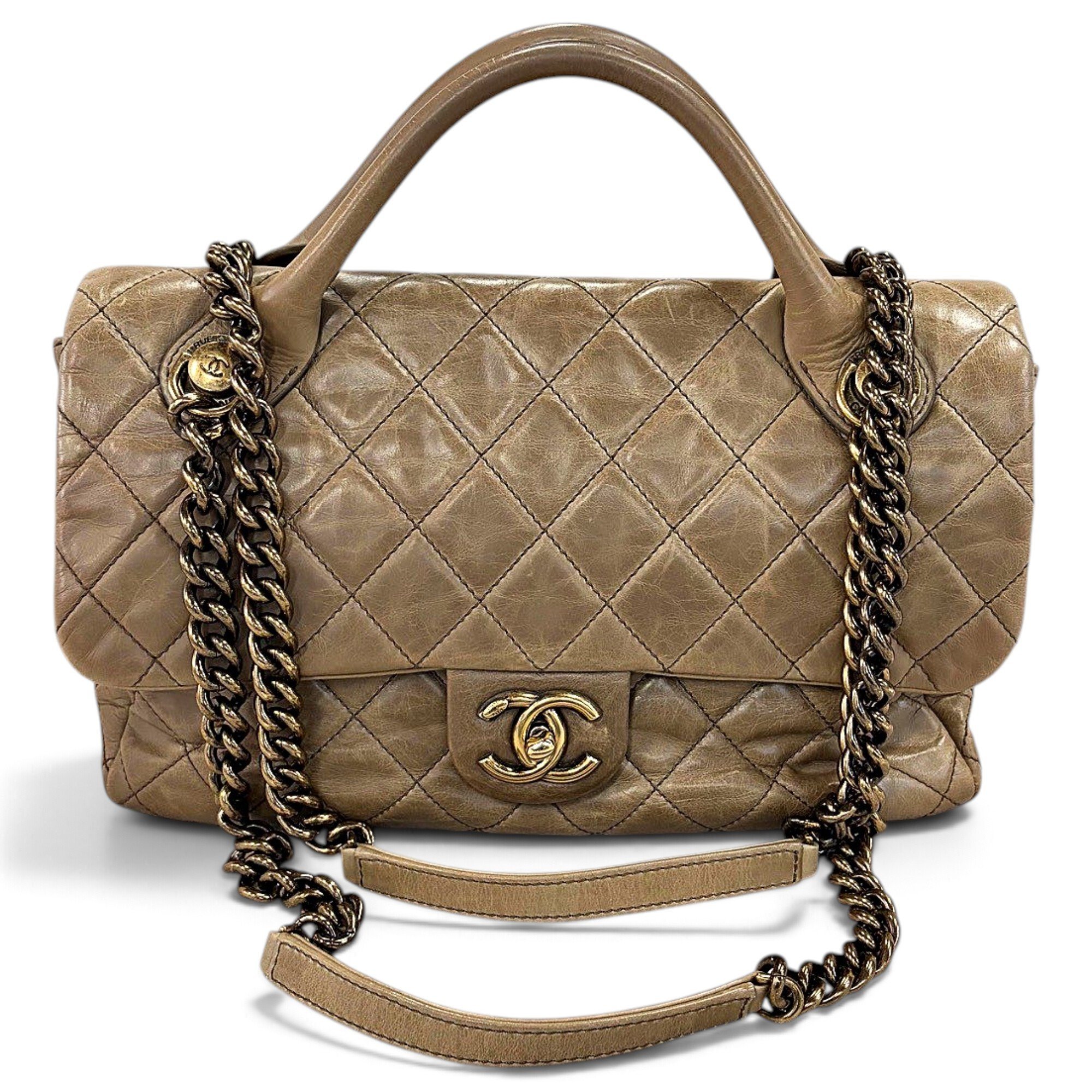 Leather handbag