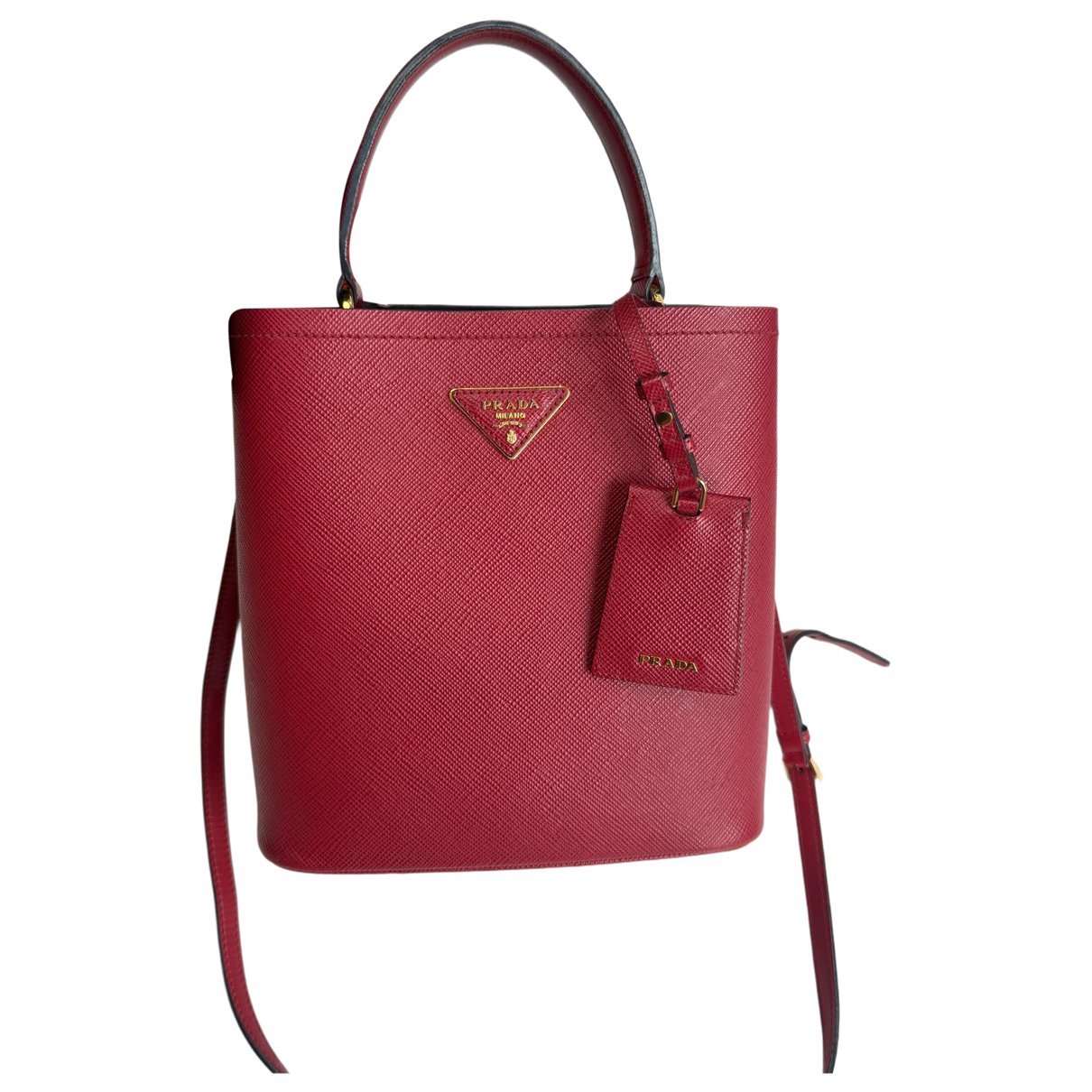 Panier leather handbag