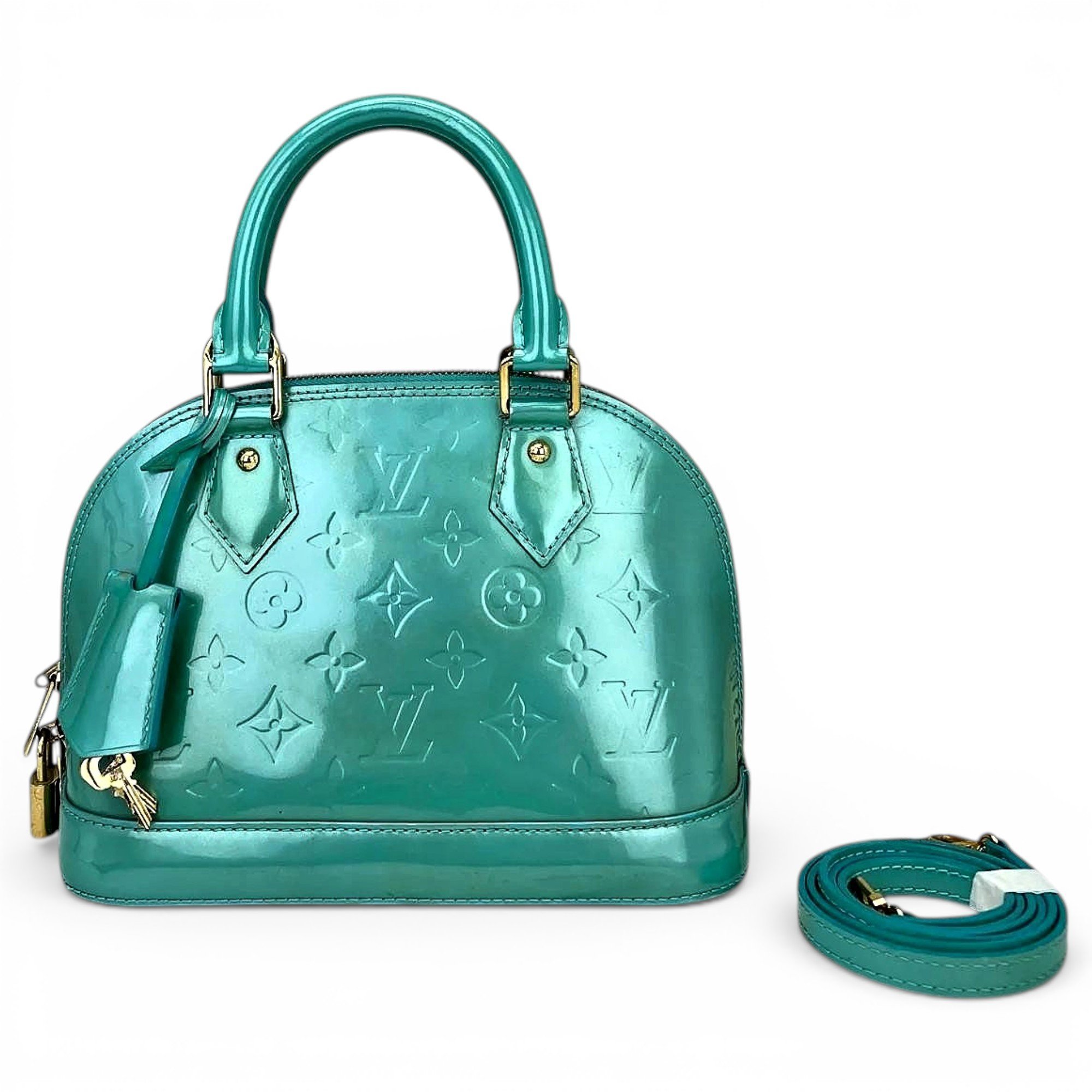 Louis Vuitton Alma BB patent leather mini bag