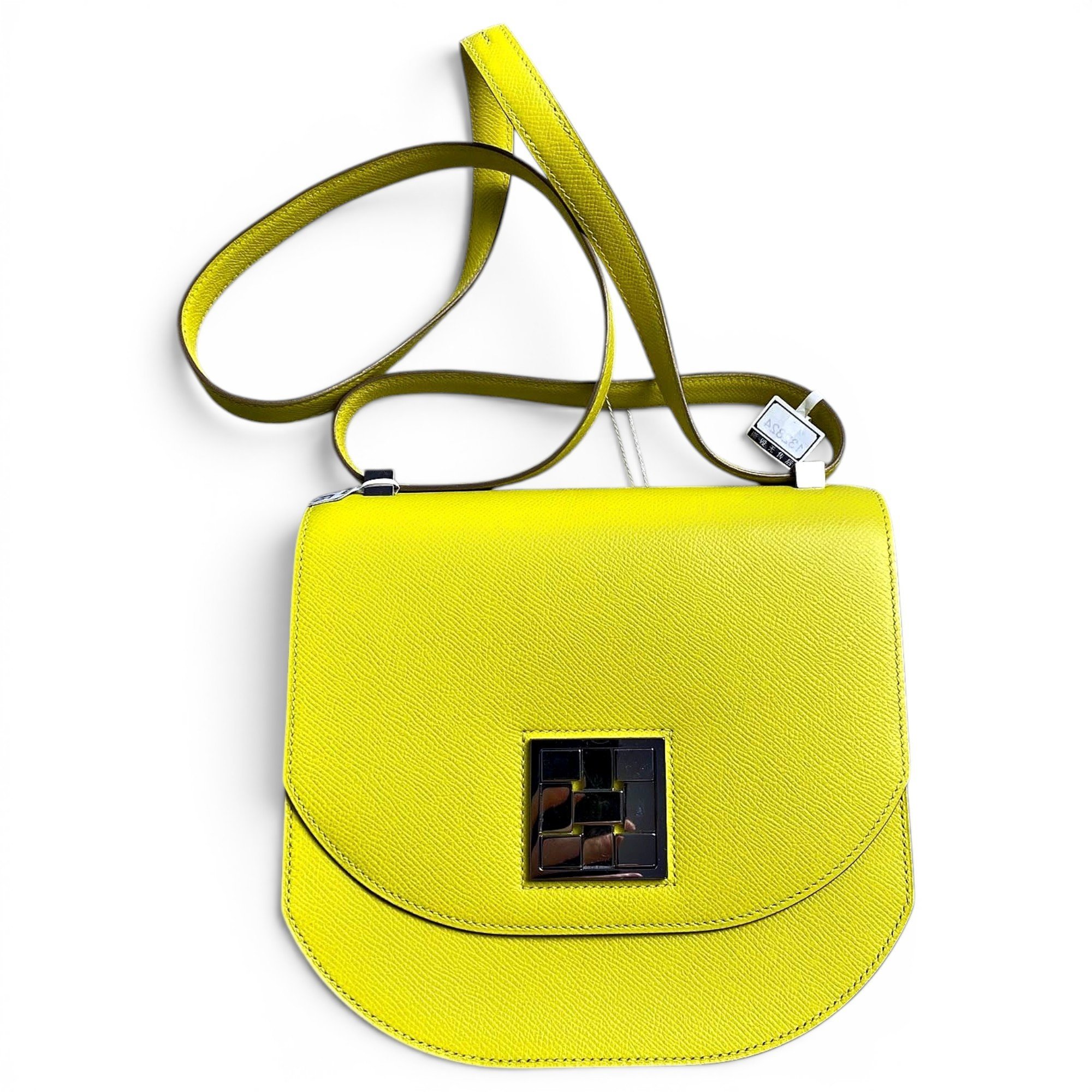 Mosaïque leather handbag