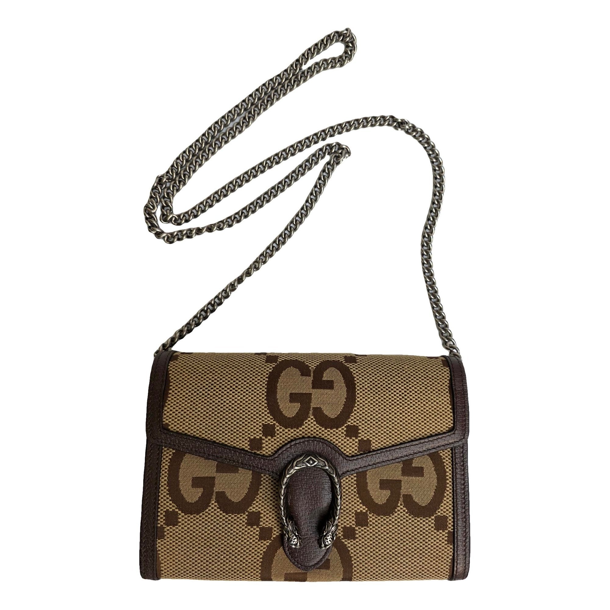 Dionysus Chain Wallet leather crossbody bag