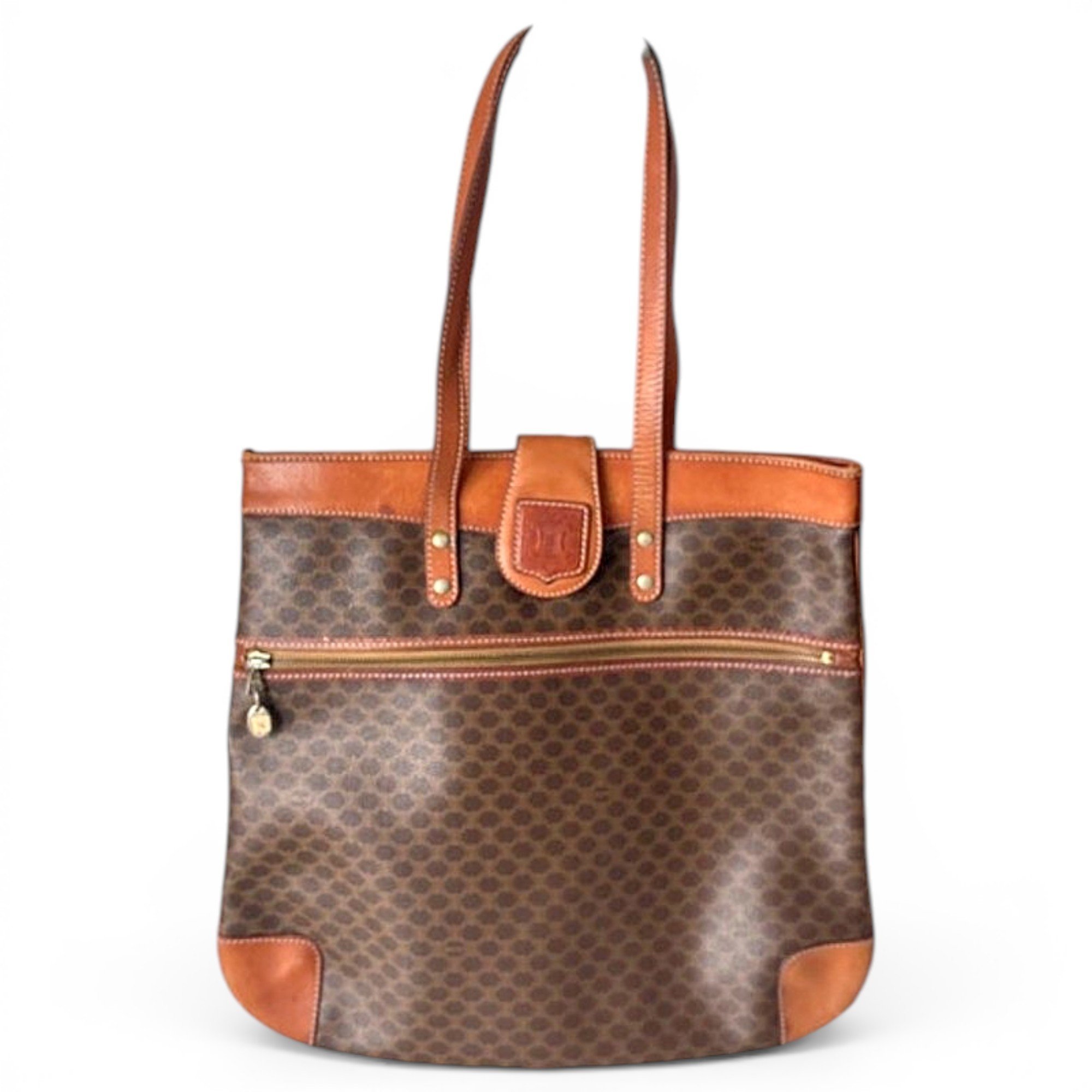 Leather tote