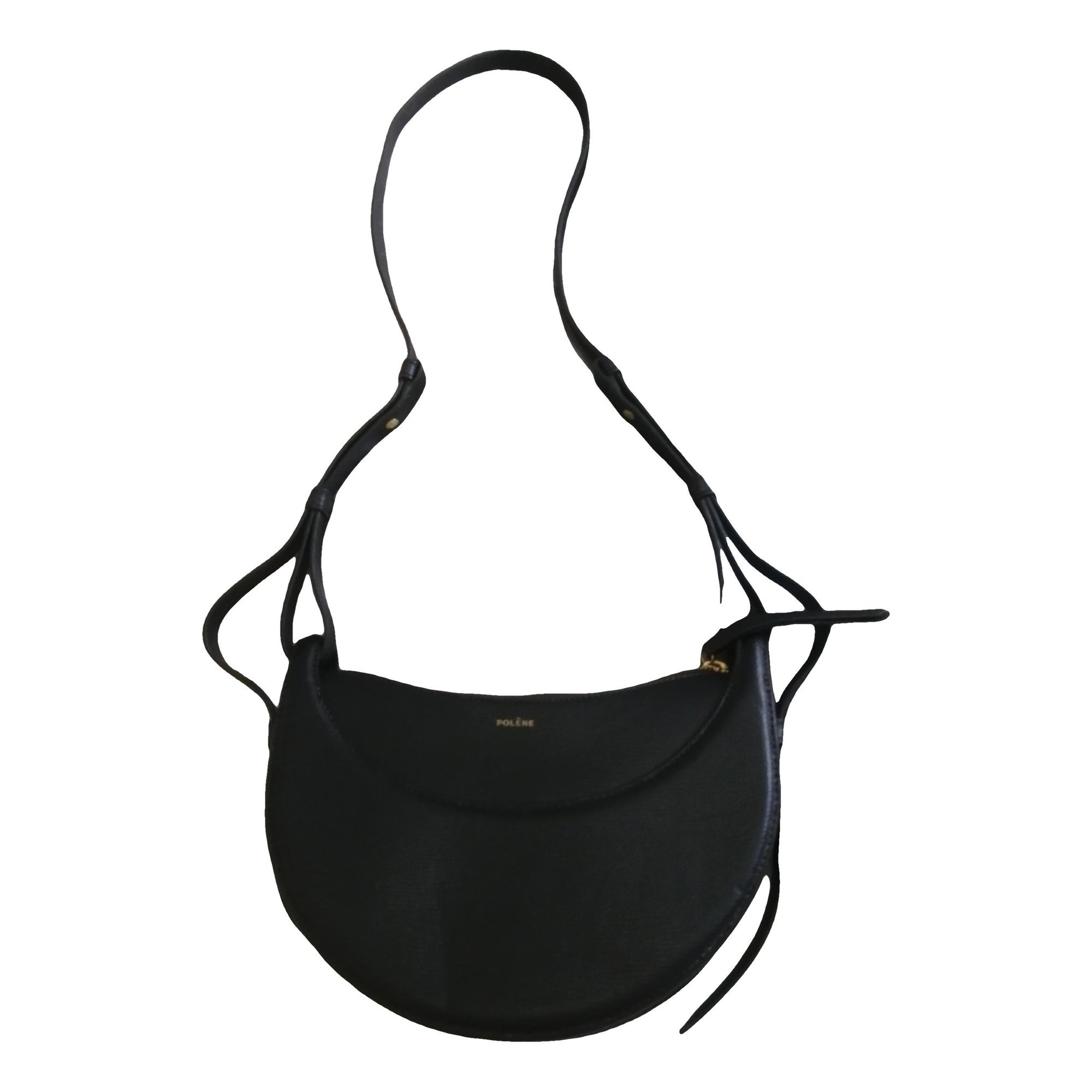Polene Numéro Dix leather crossbody bag