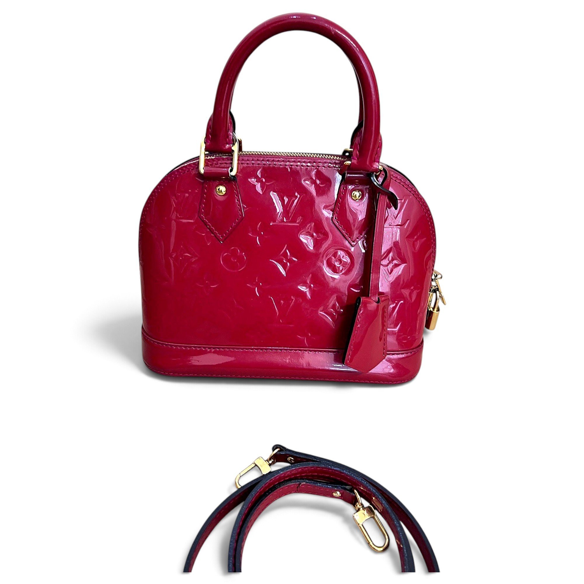 Alma patent leather handbag
