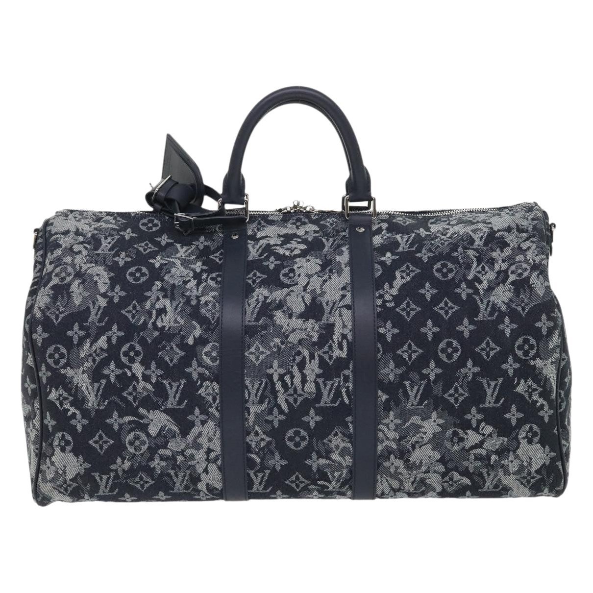 Keepall leather travel bag