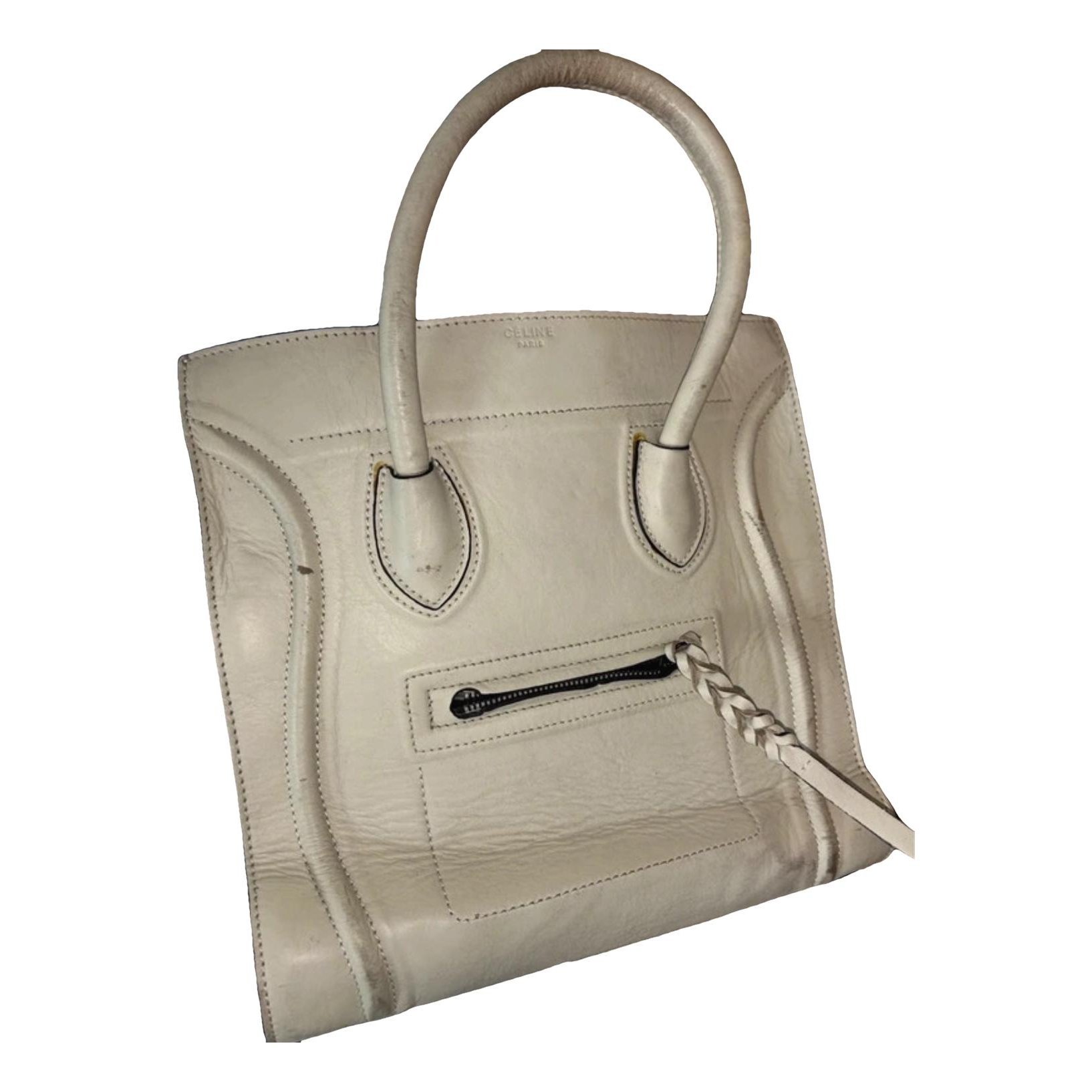 Luggage leather handbag