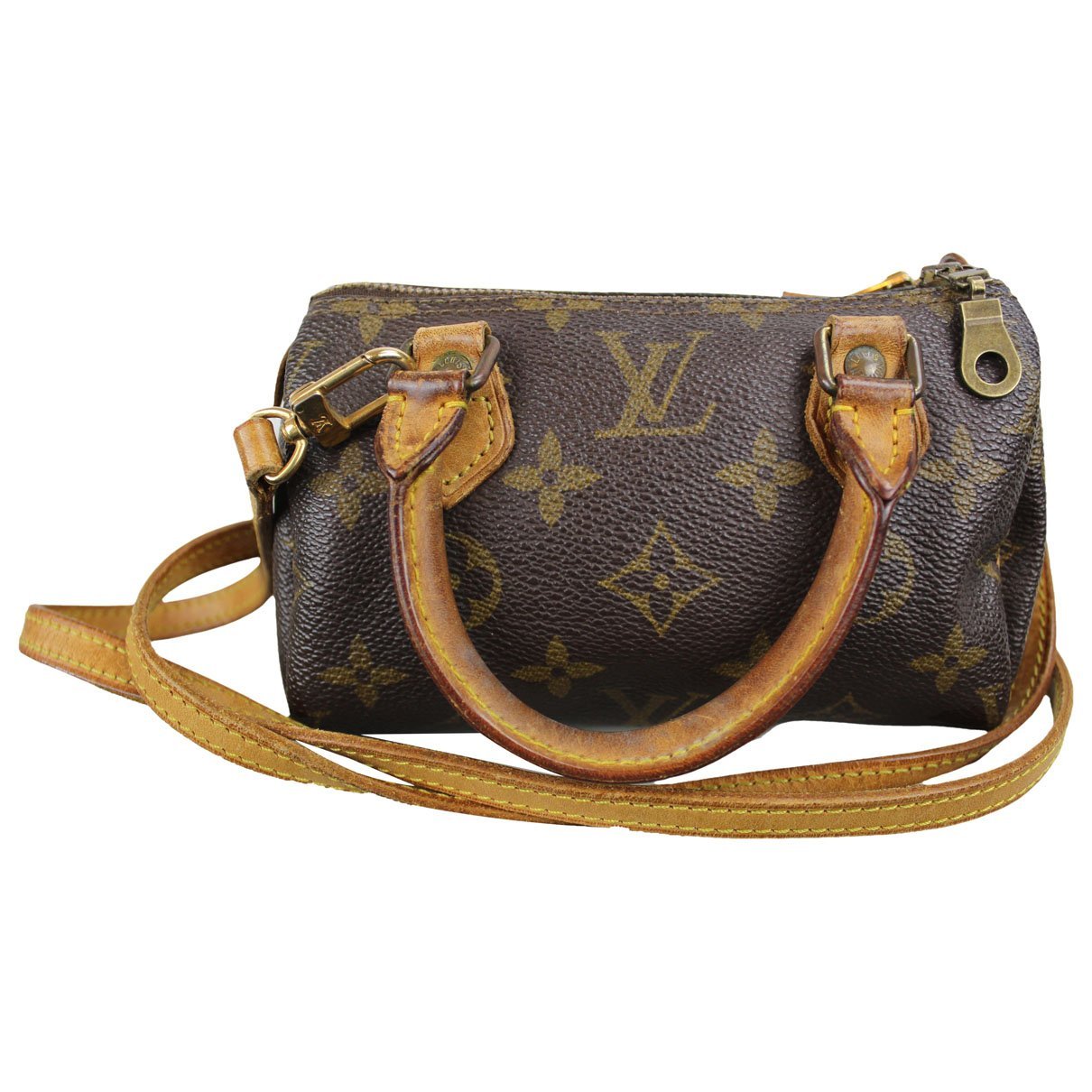 Nano Speedy / Mini HL leather handbag
