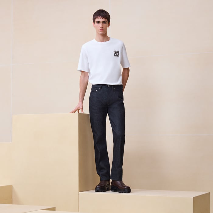 Indigo Straight Cut Jeans