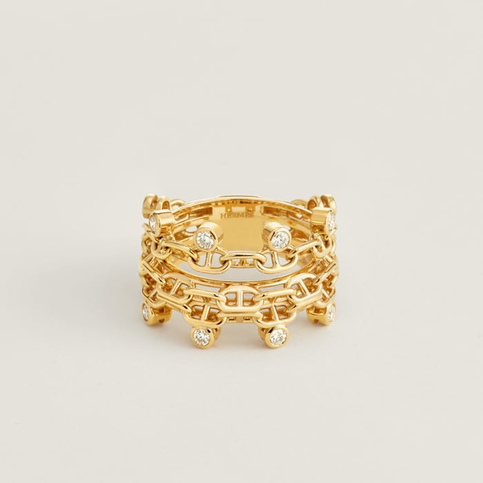 Sans Coloris Chaine d'Ancre Calypso Ring, Medium Model