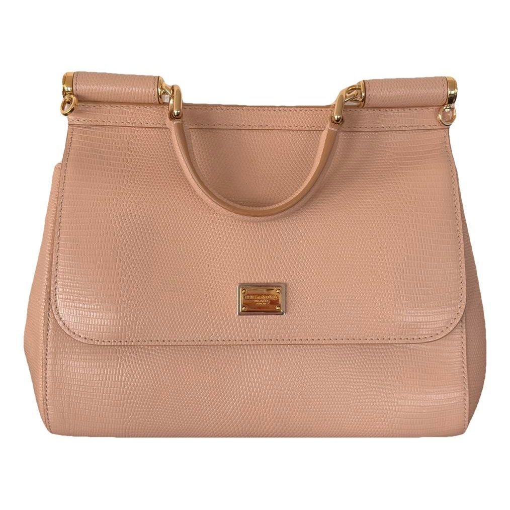 Dolce & Gabbana Sicily leather handbag