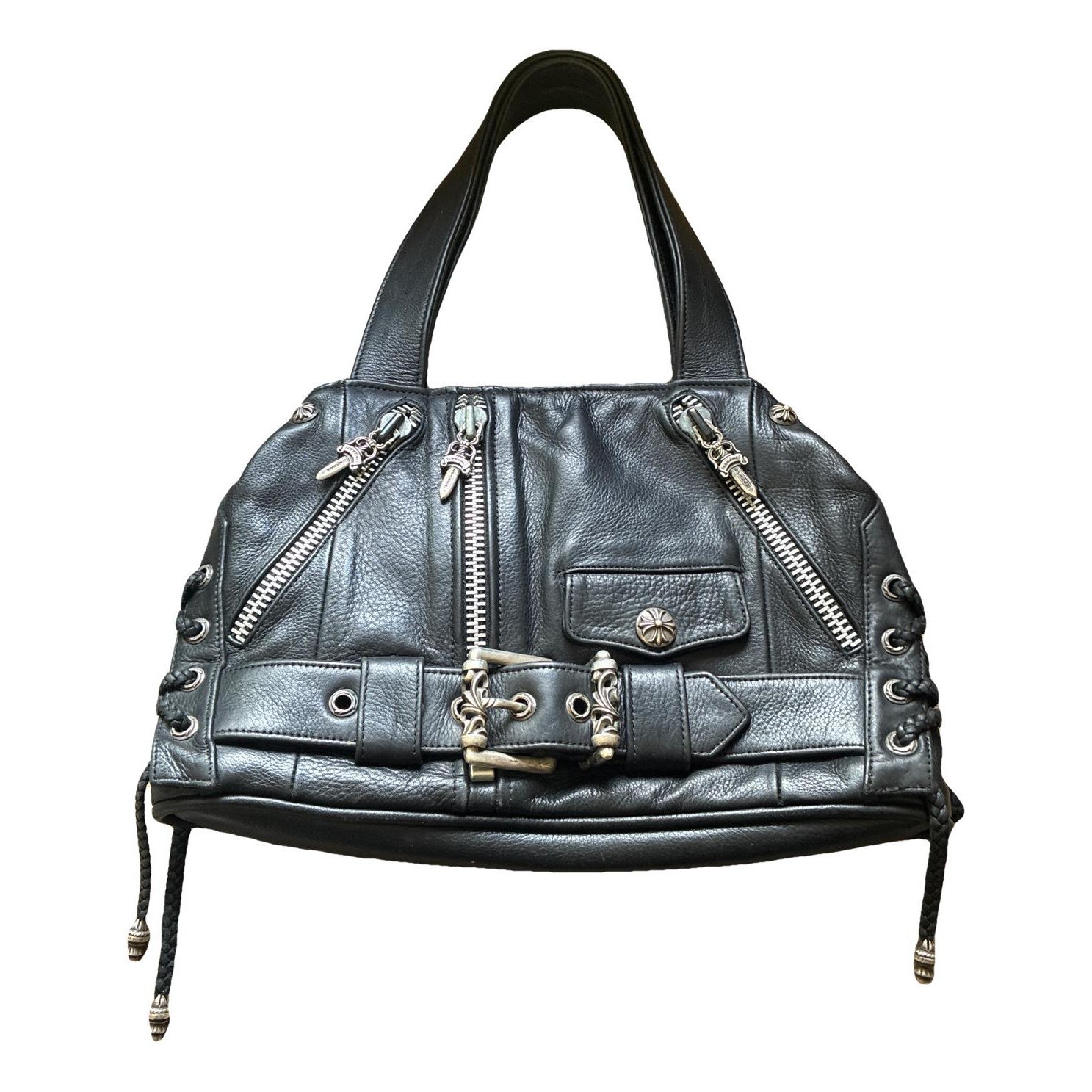 Leather handbag