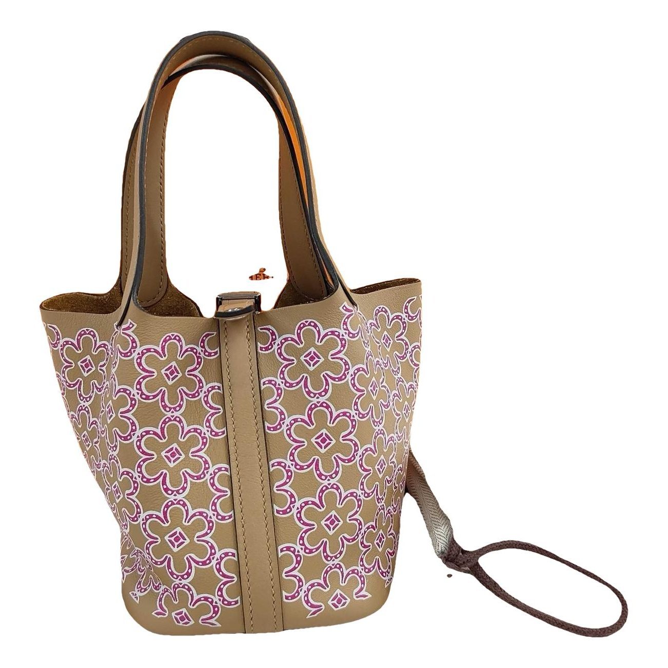 Picotin leather handbag