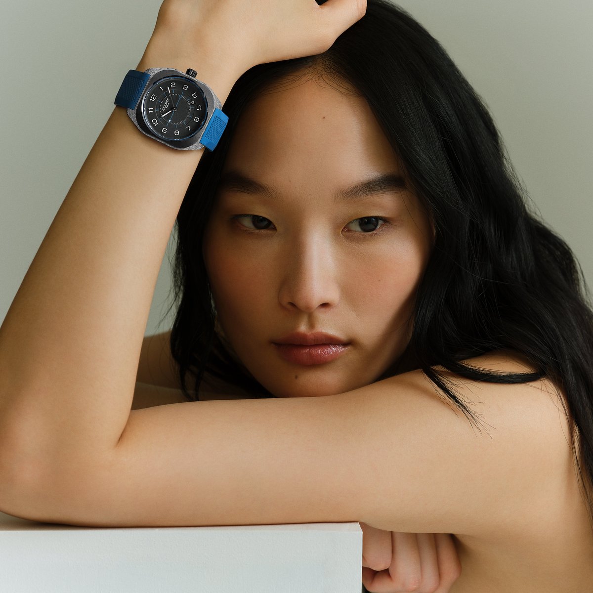 Sans Coloris Hermès H08 Watch, 42 mm