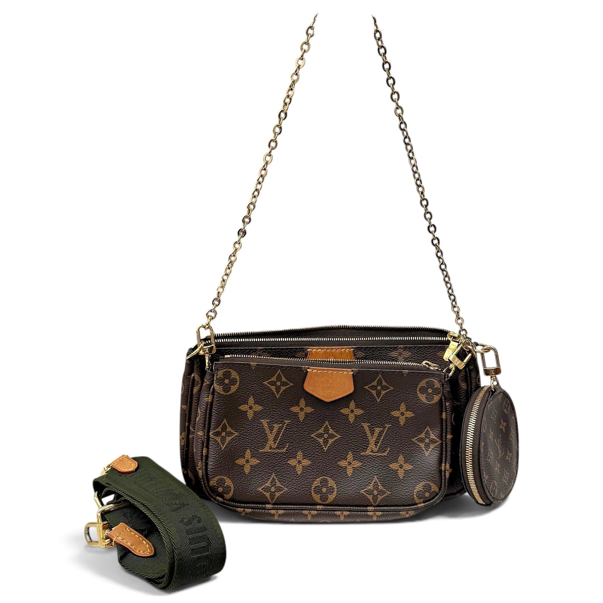 Multi Pochette Accessoires leather handbag