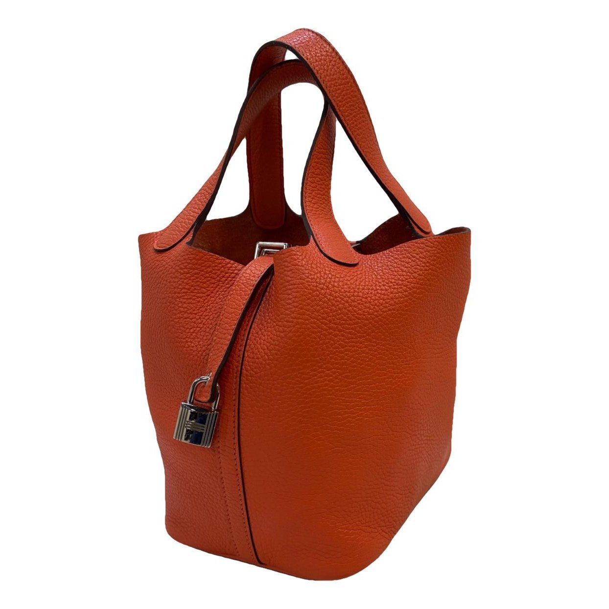 Picotin leather handbag