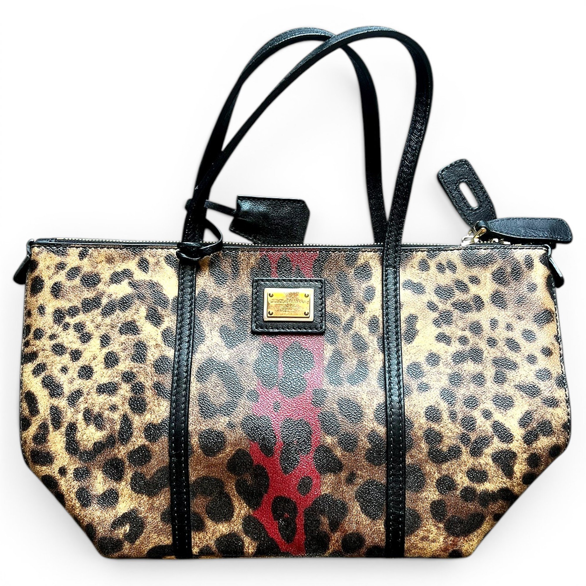 Leather tote