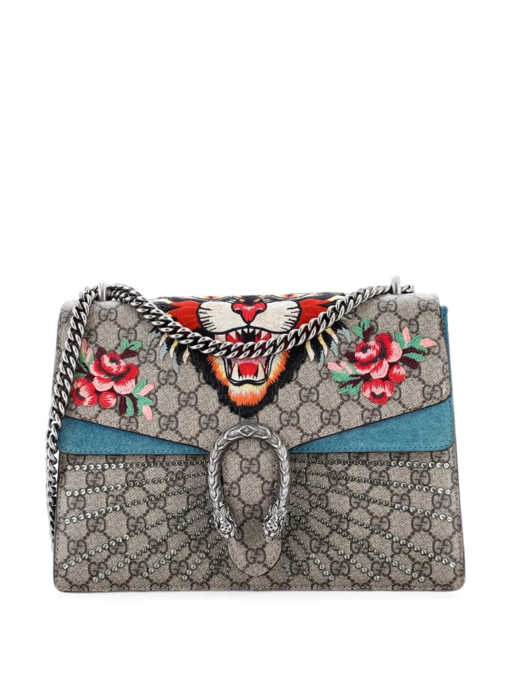 Dionysus Bag Embellished GG Coated Canvas Medium shoulder bag