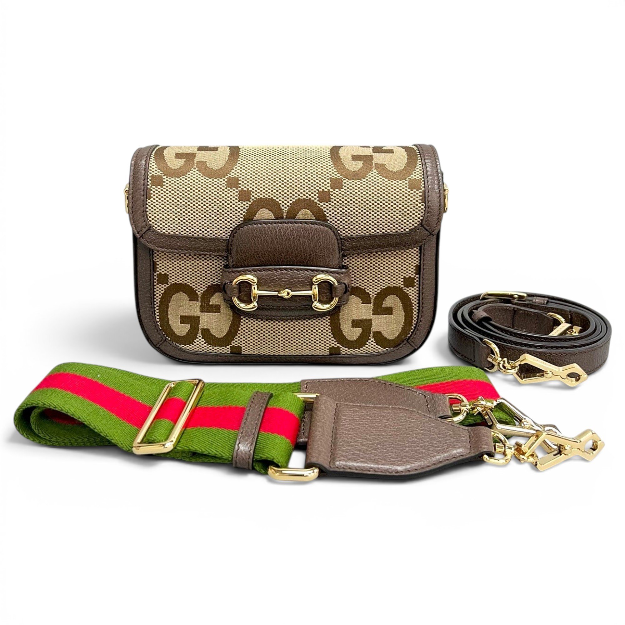 Horsebit 1955 Flap cloth handbag