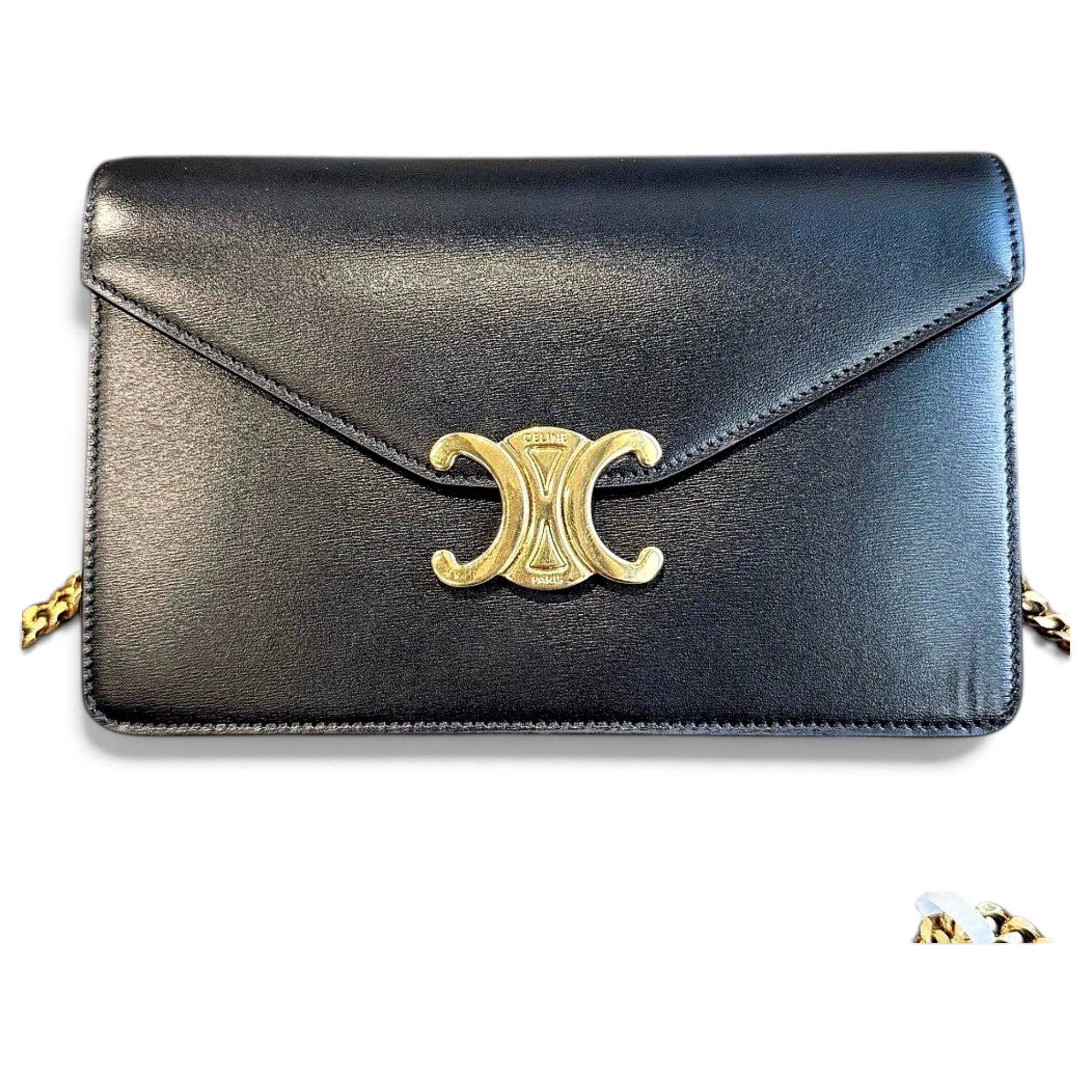 Celine Triomphe leather handbag