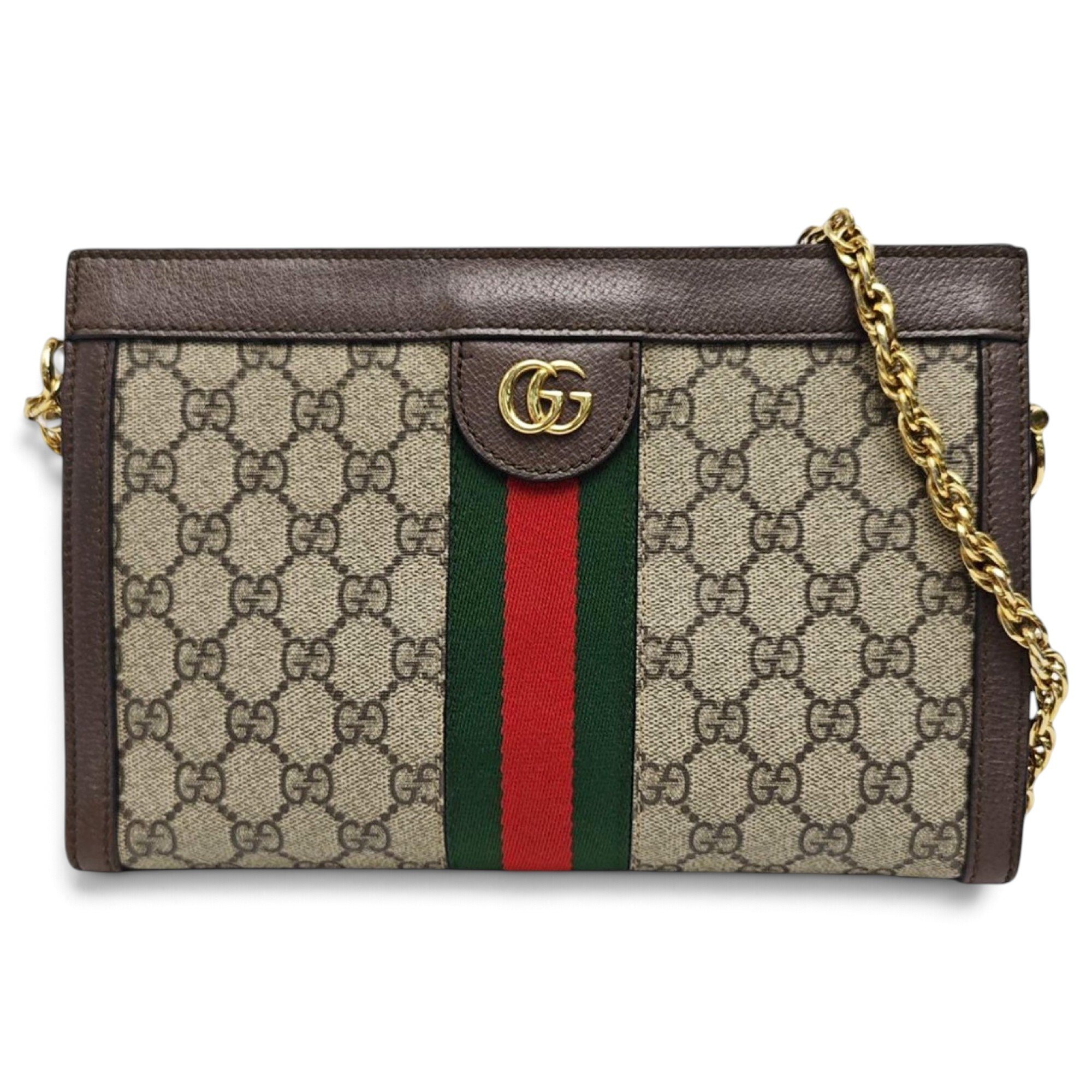 Ophidia Chain leather handbag