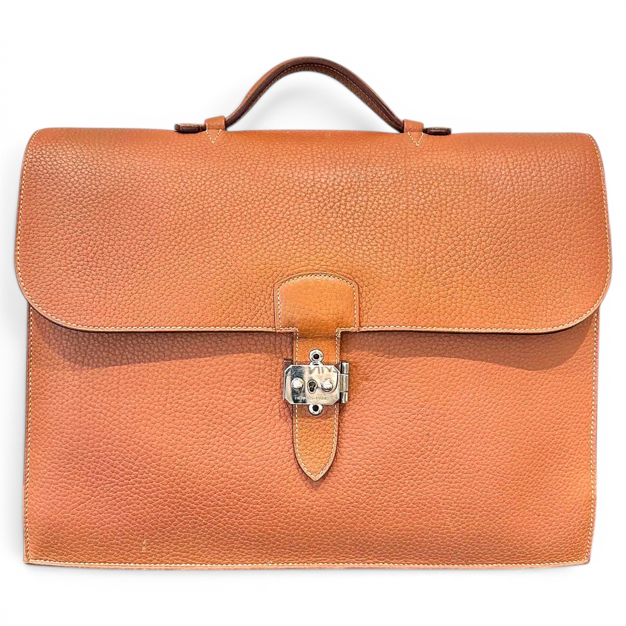 Leather satchel
