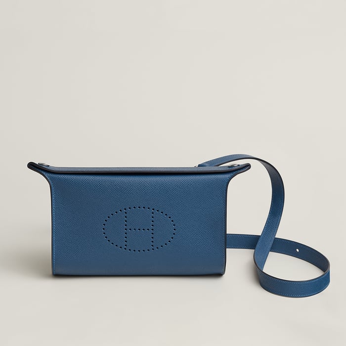 Bleu Tie Hermès Videpoches Bag