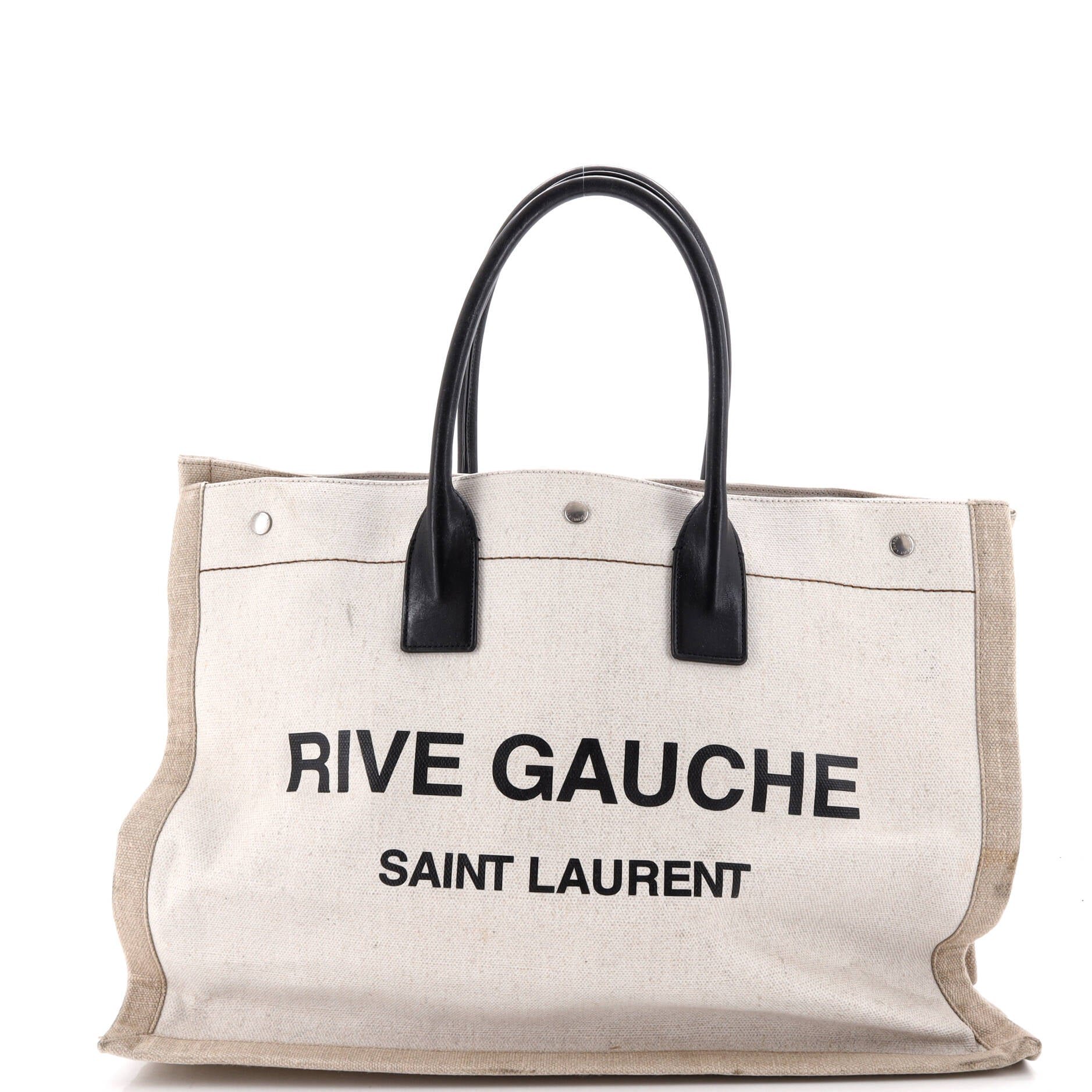 Rive Gauche Shopper Tote Canvas Large