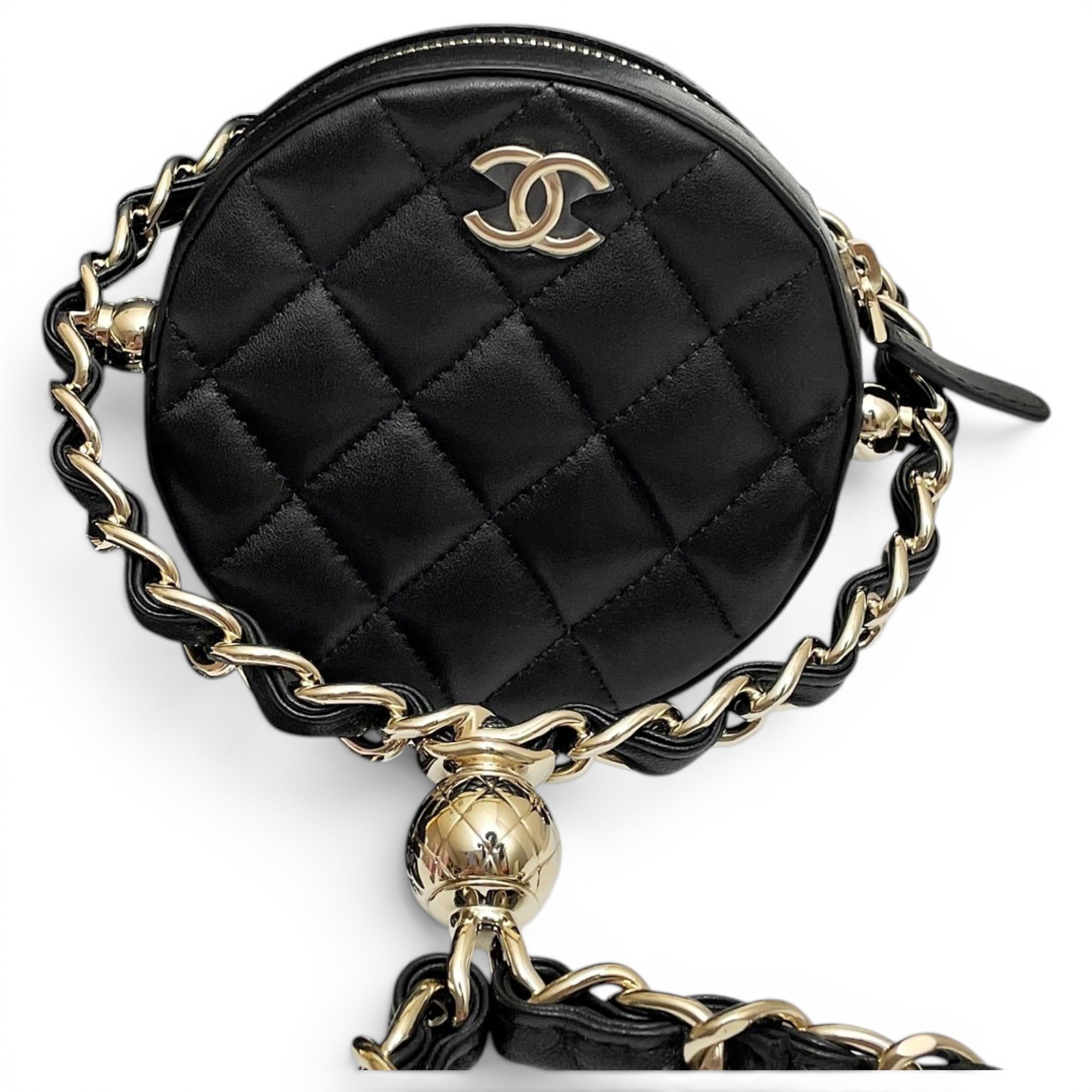Leather clutch bag