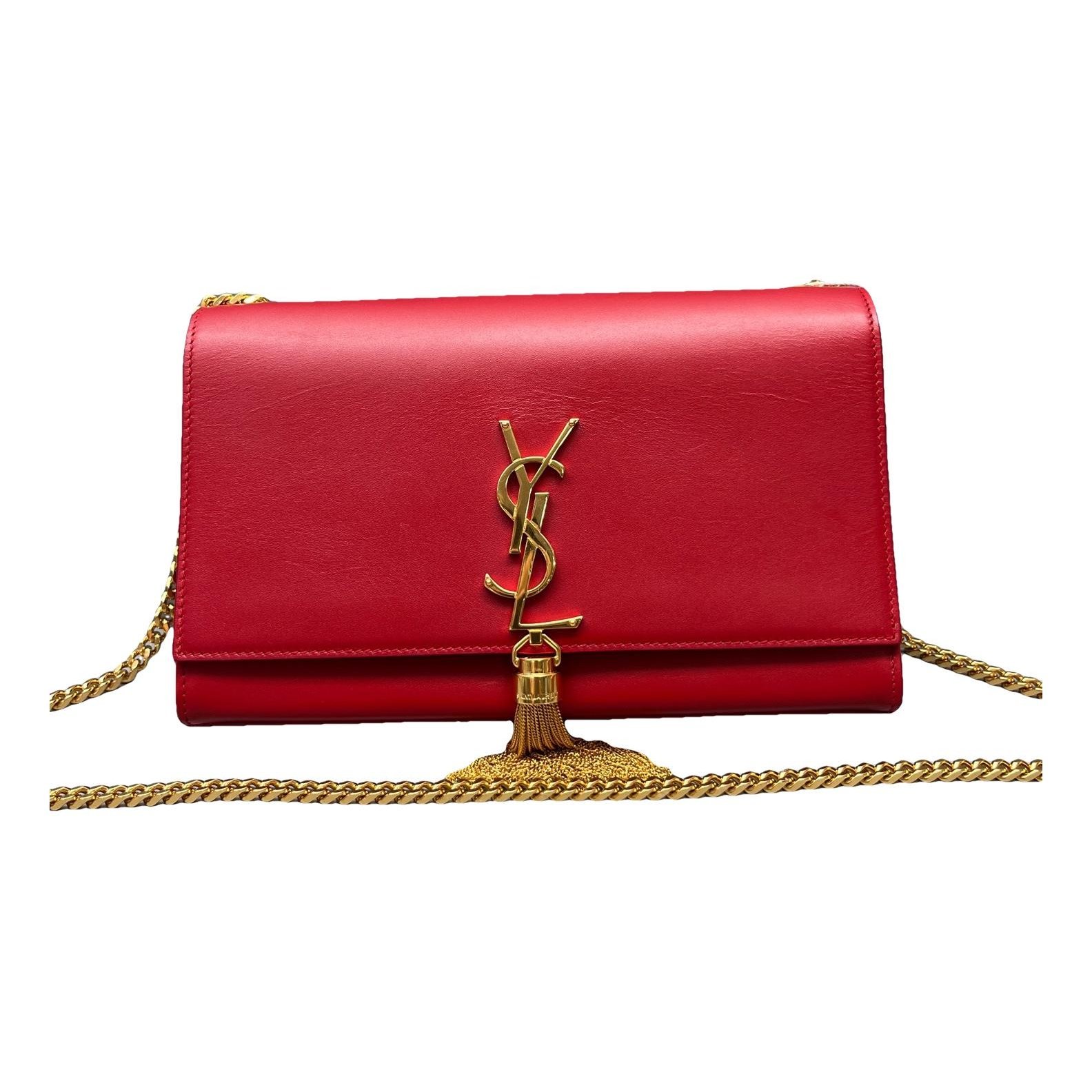 Pompom Kate leather handbag