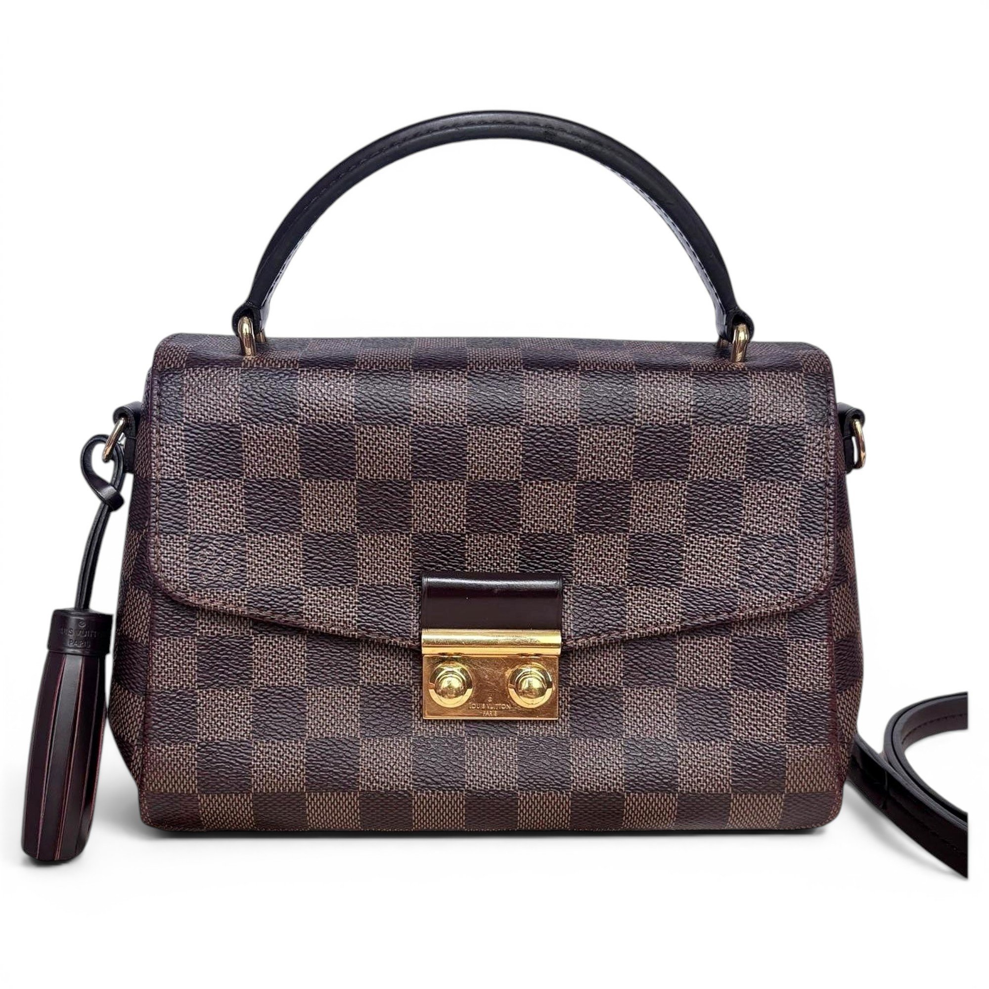 Croisette leather handbag