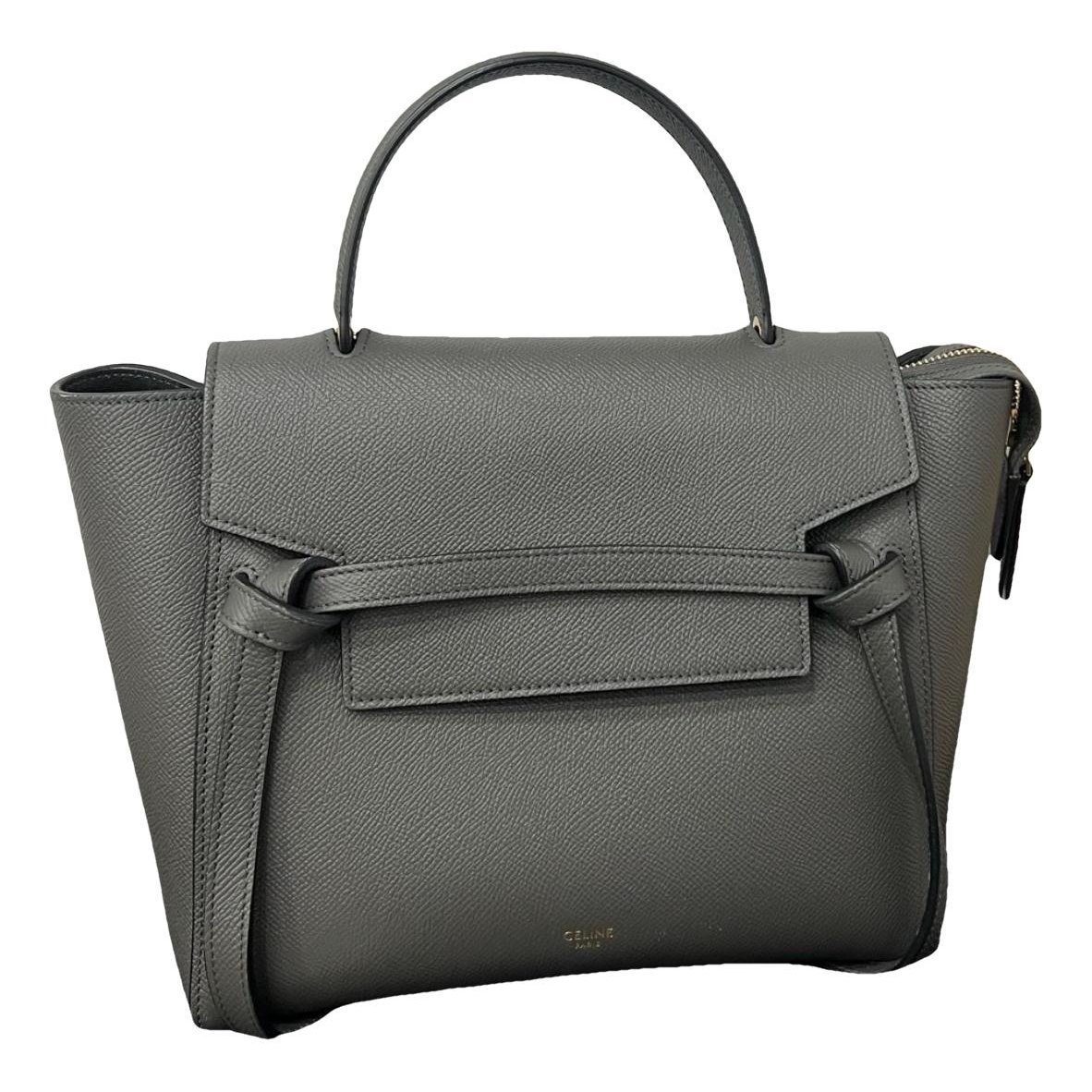 Belt leather handbag