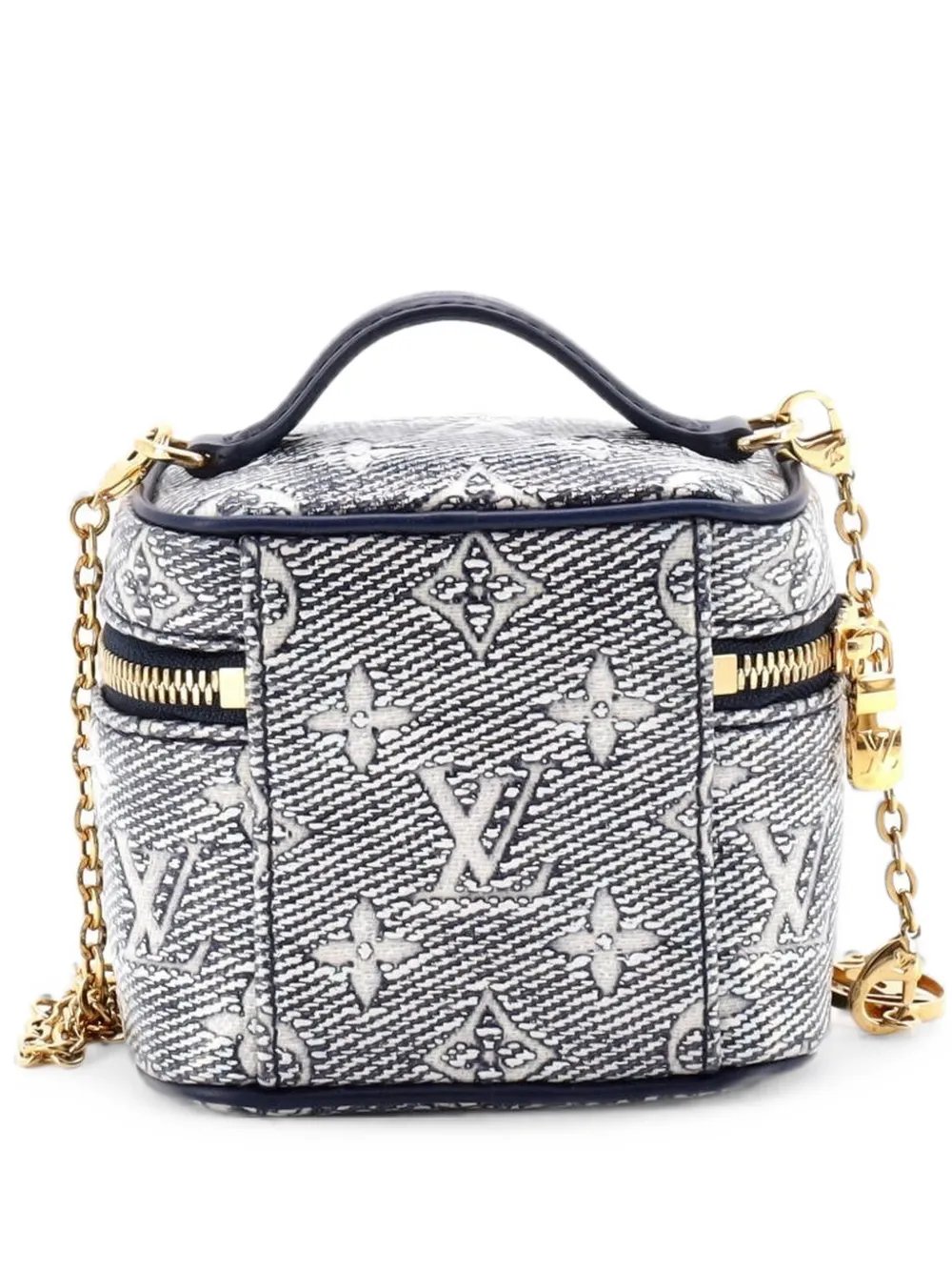 Vanity Case Monoglam Jacquard Canvas Micro satchel