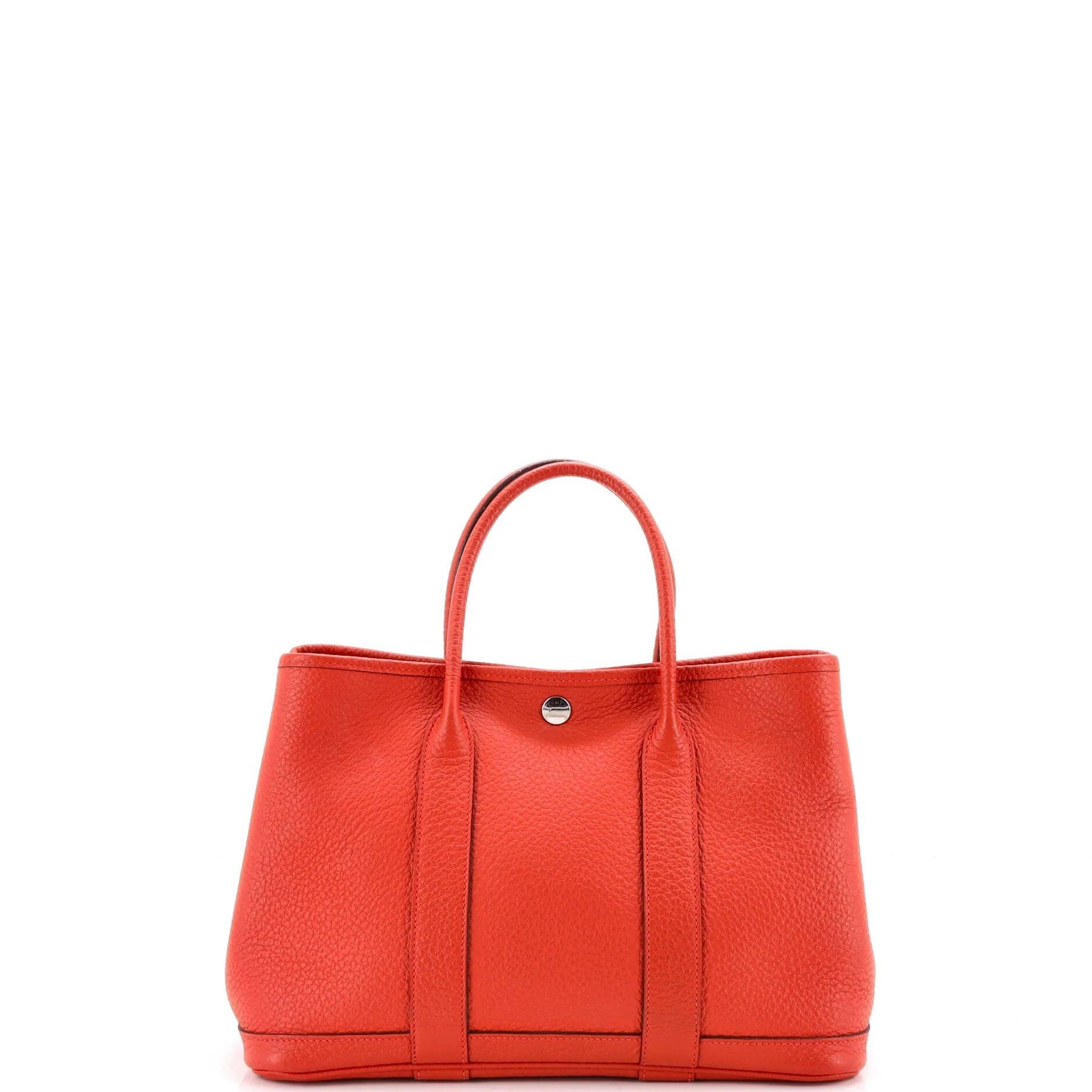 Leather tote