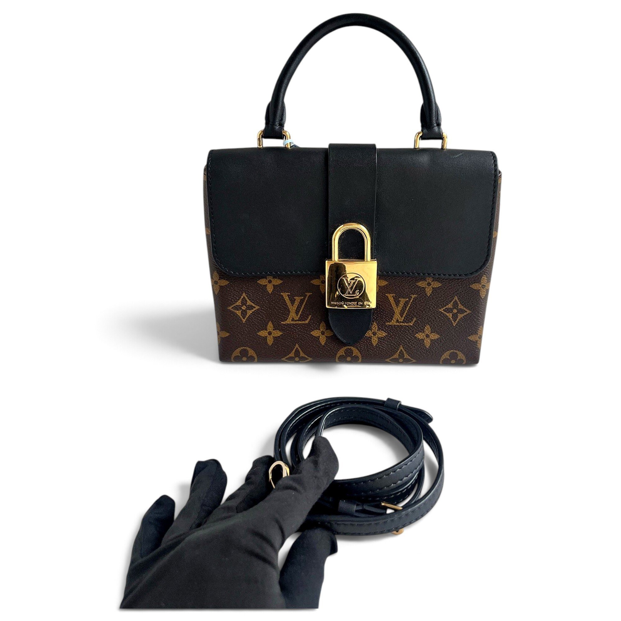 Louis Vuitton Locky BB leather handbag