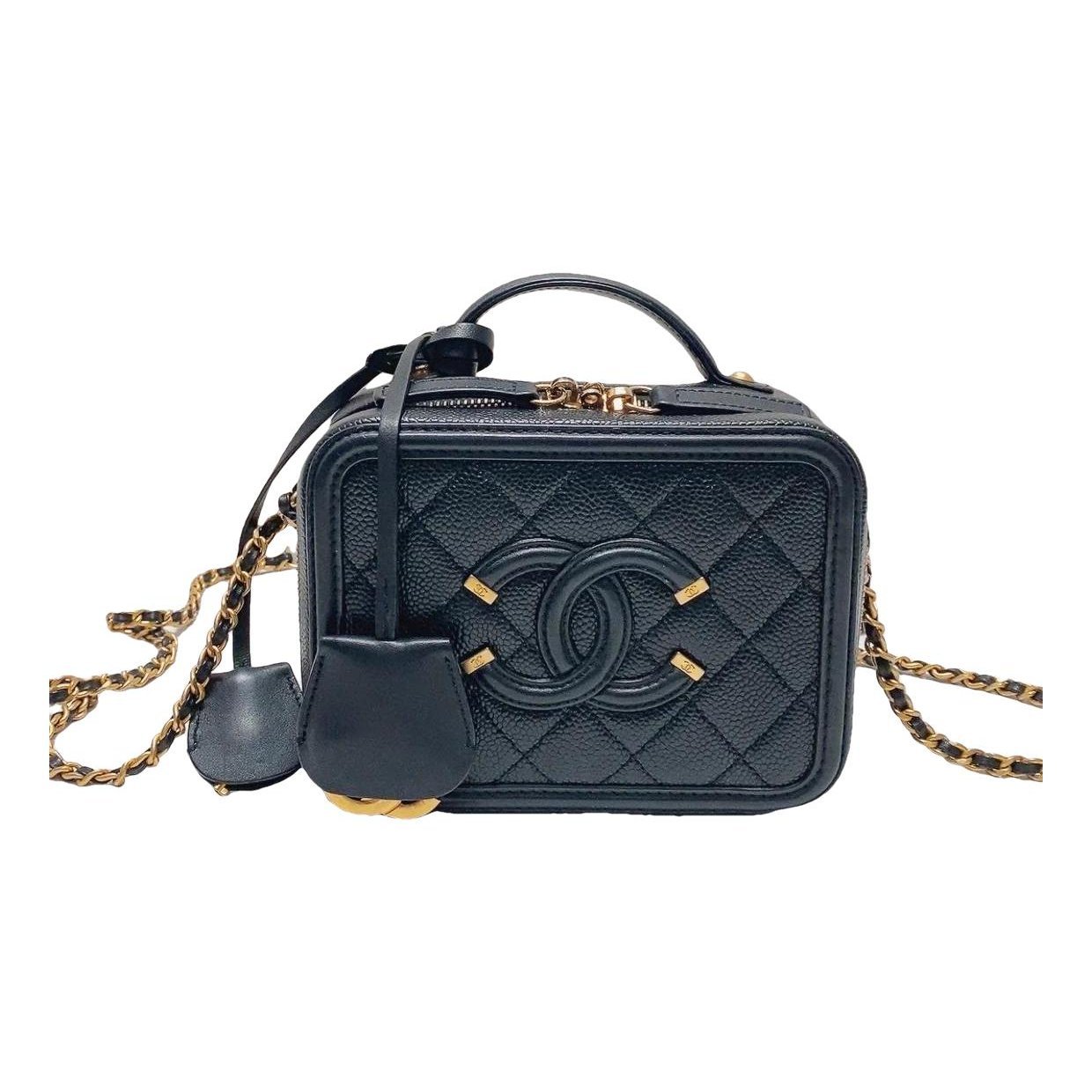 Vanity leather mini bag