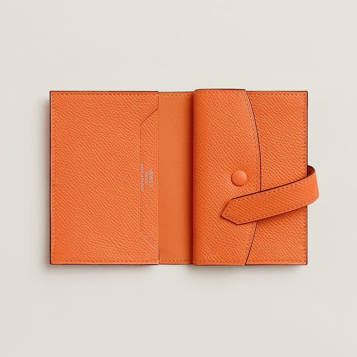 Orange Bearn Mini Wallet