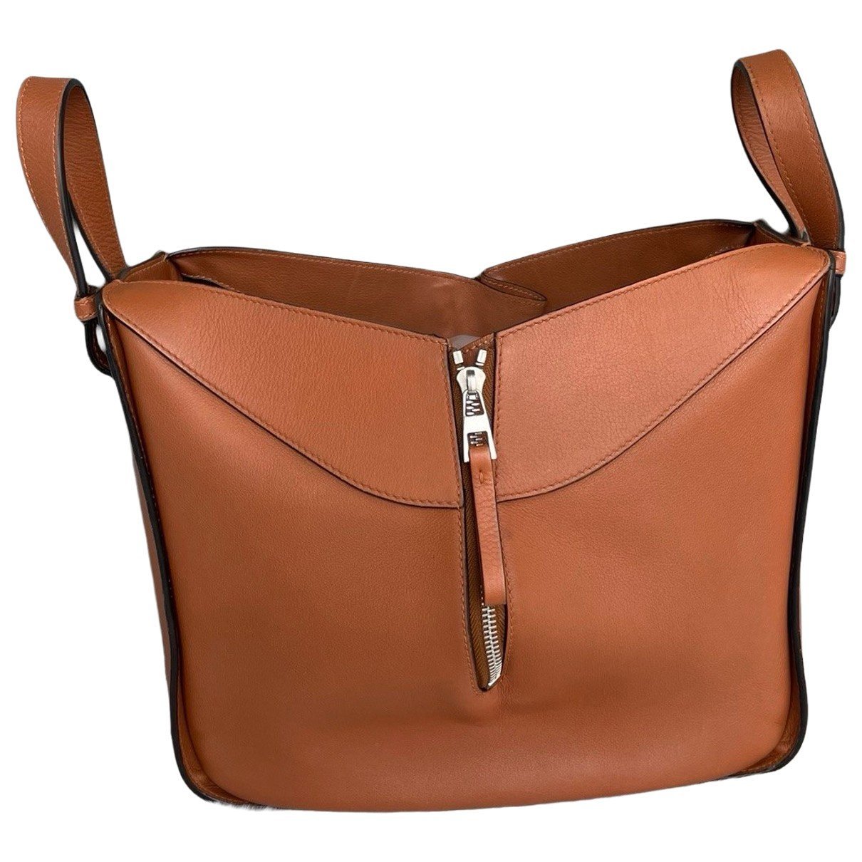 Hammock leather handbag
